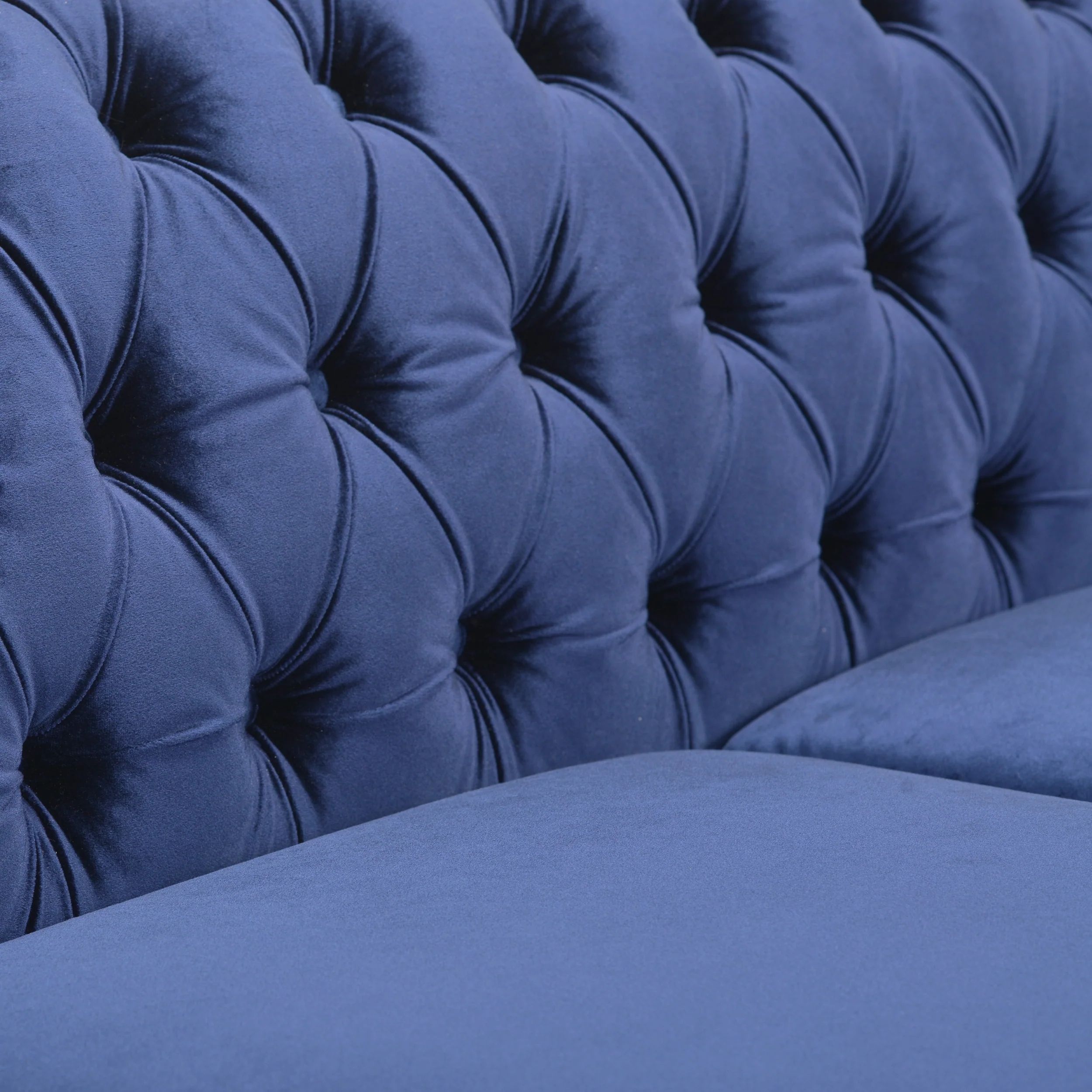 Adetokunbo Tufted Velvet Chesterfield 3 Seater Sofa - furnishings