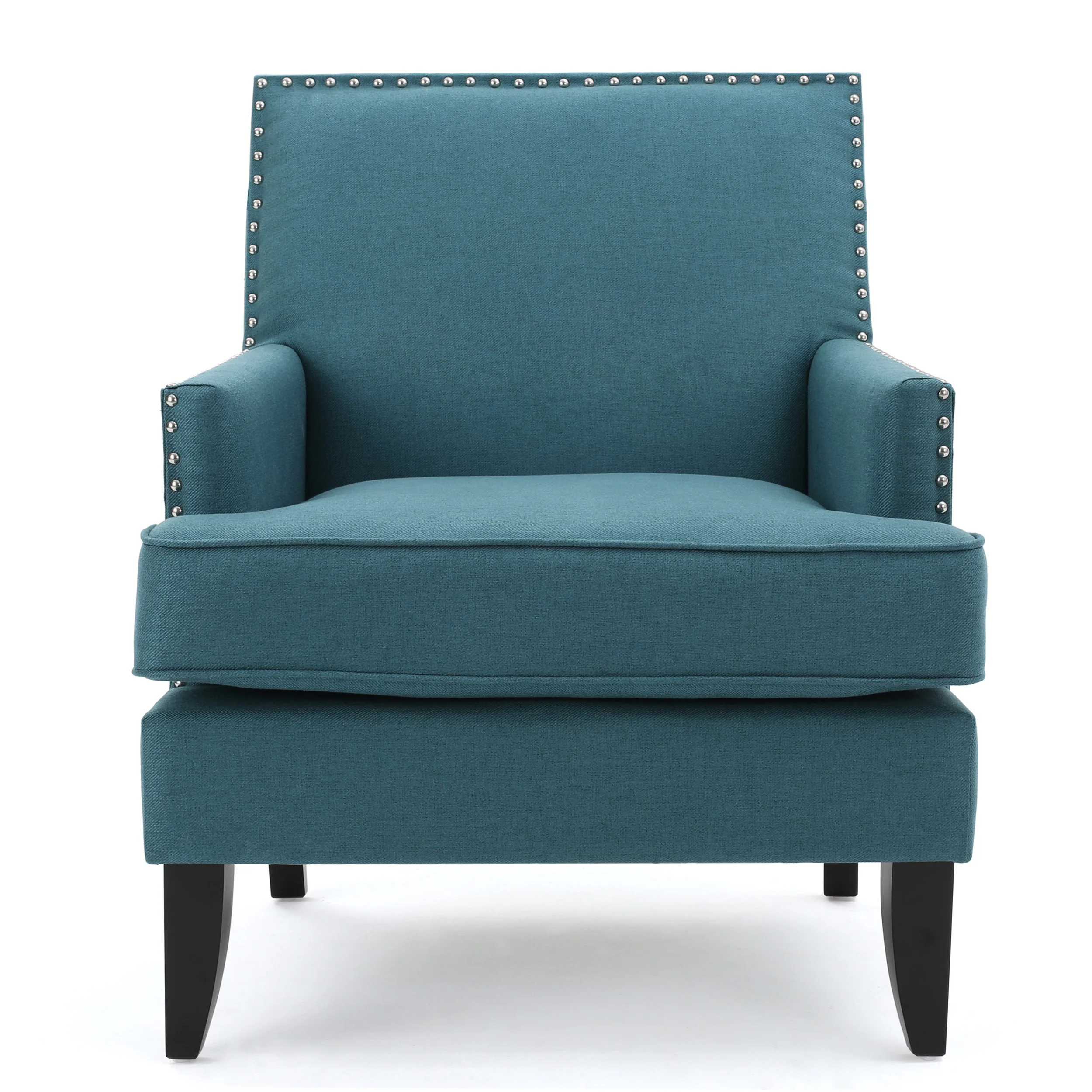 Talette Studded Modern Club Arm Chair - furnishings