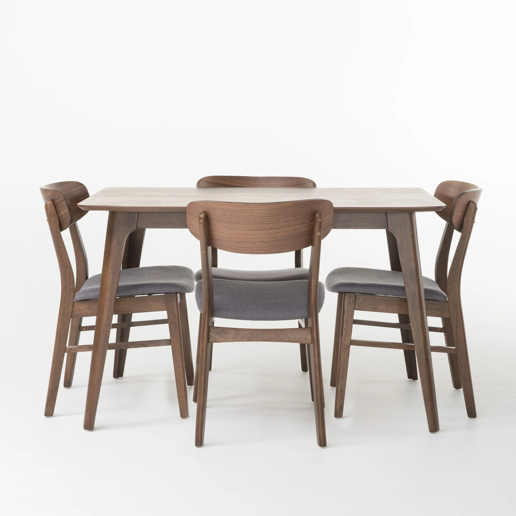 Williamgsburg Mid-Century Modern 5 Piece Dining Set - furnishings