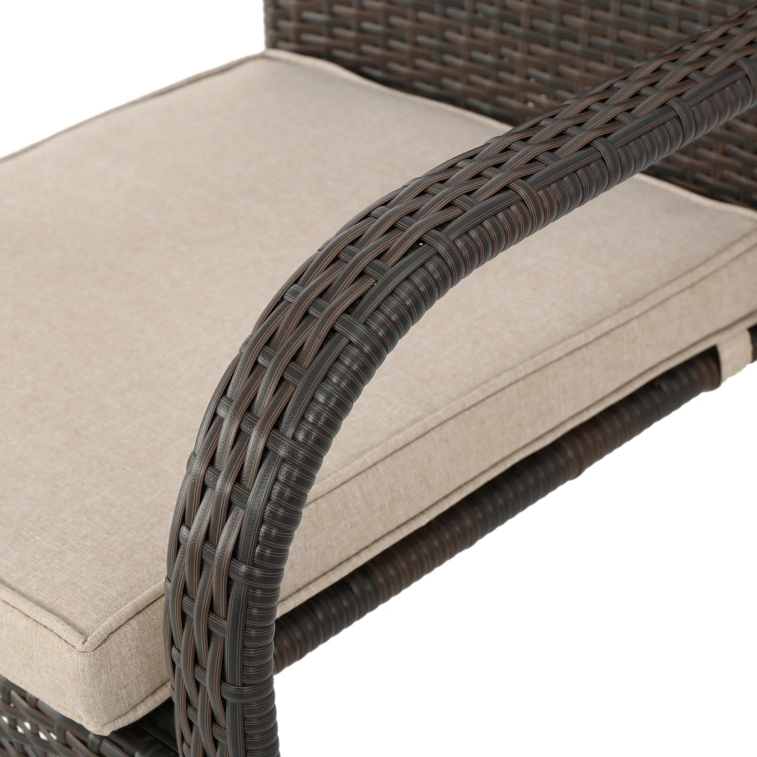 Addilynn Outdoor Wood and Wicker 8 Seater Dining Set - furnishings