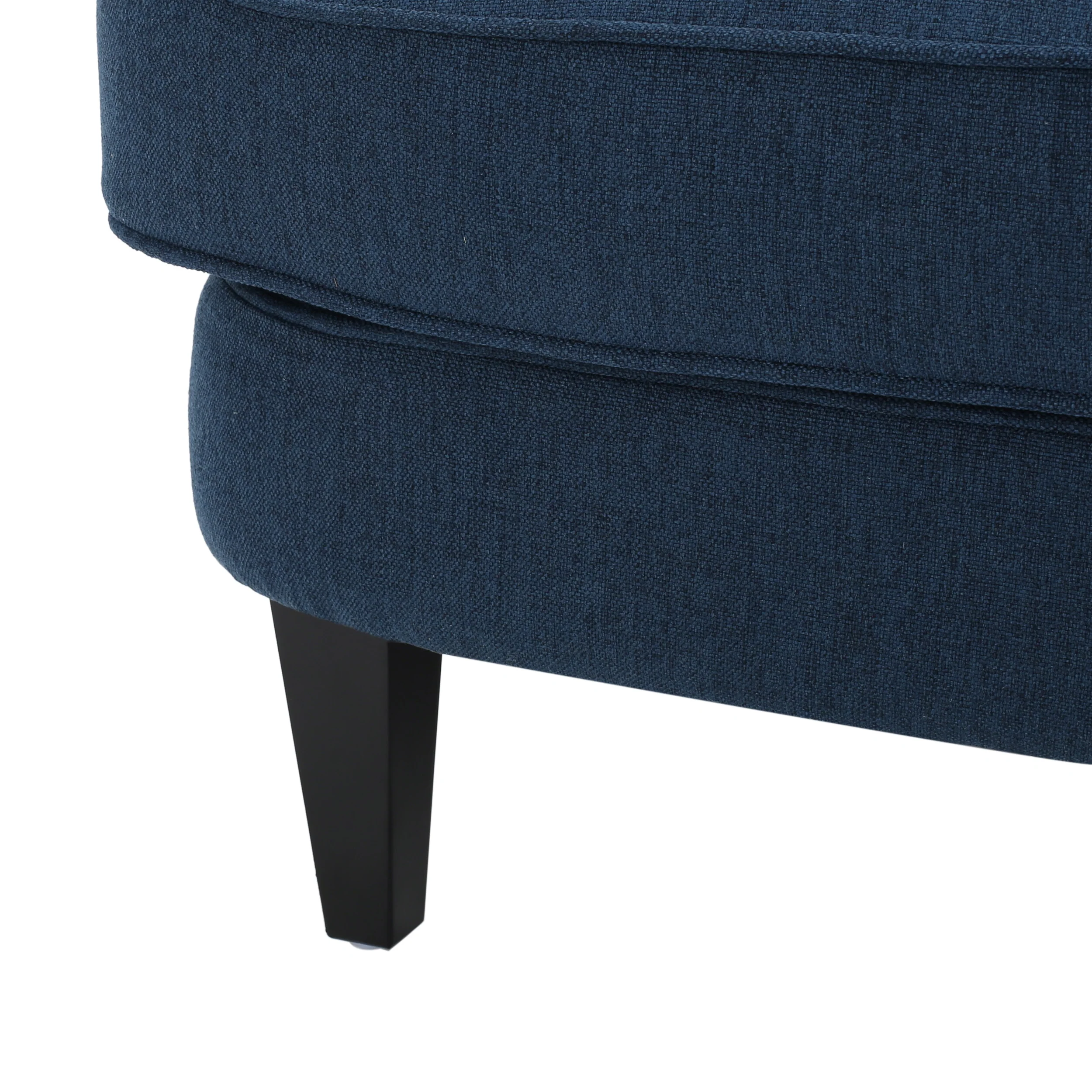Alfred Button Tufted Fabric Club Chair - furnishings