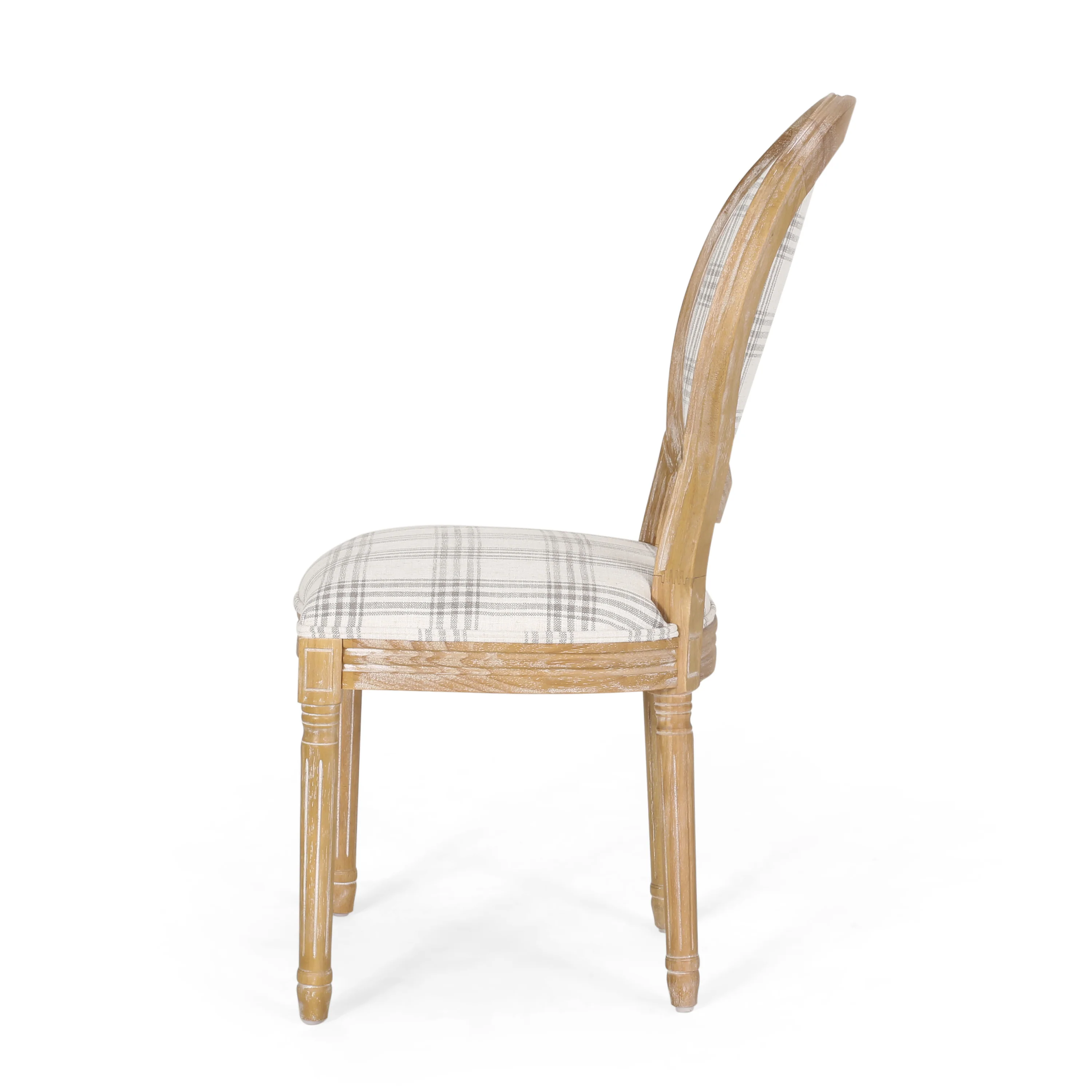 Lariya French Country Fabric Dining Chairs - furnishings