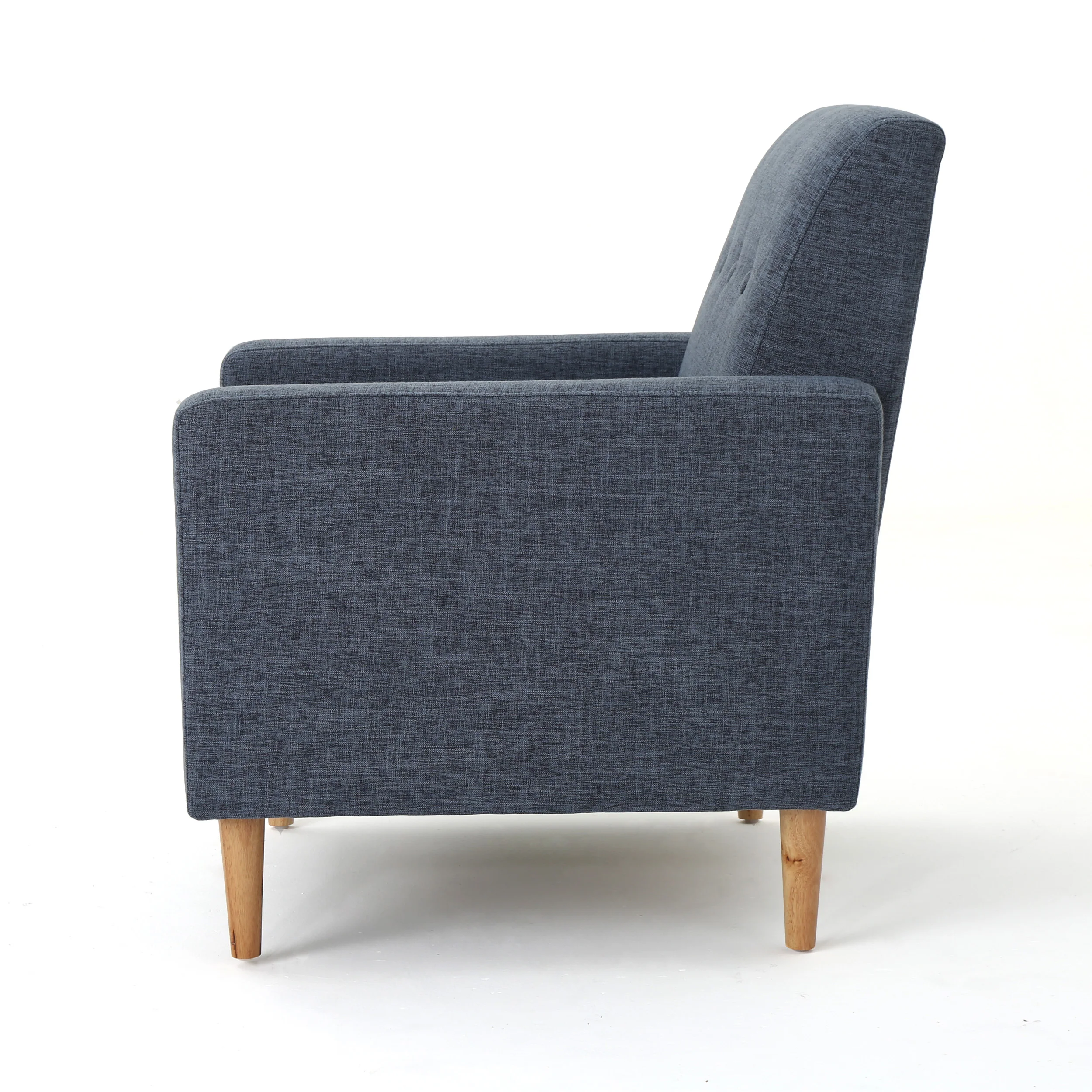 Stratford Mid Century Modern Fabric Club Chair - furnishings
