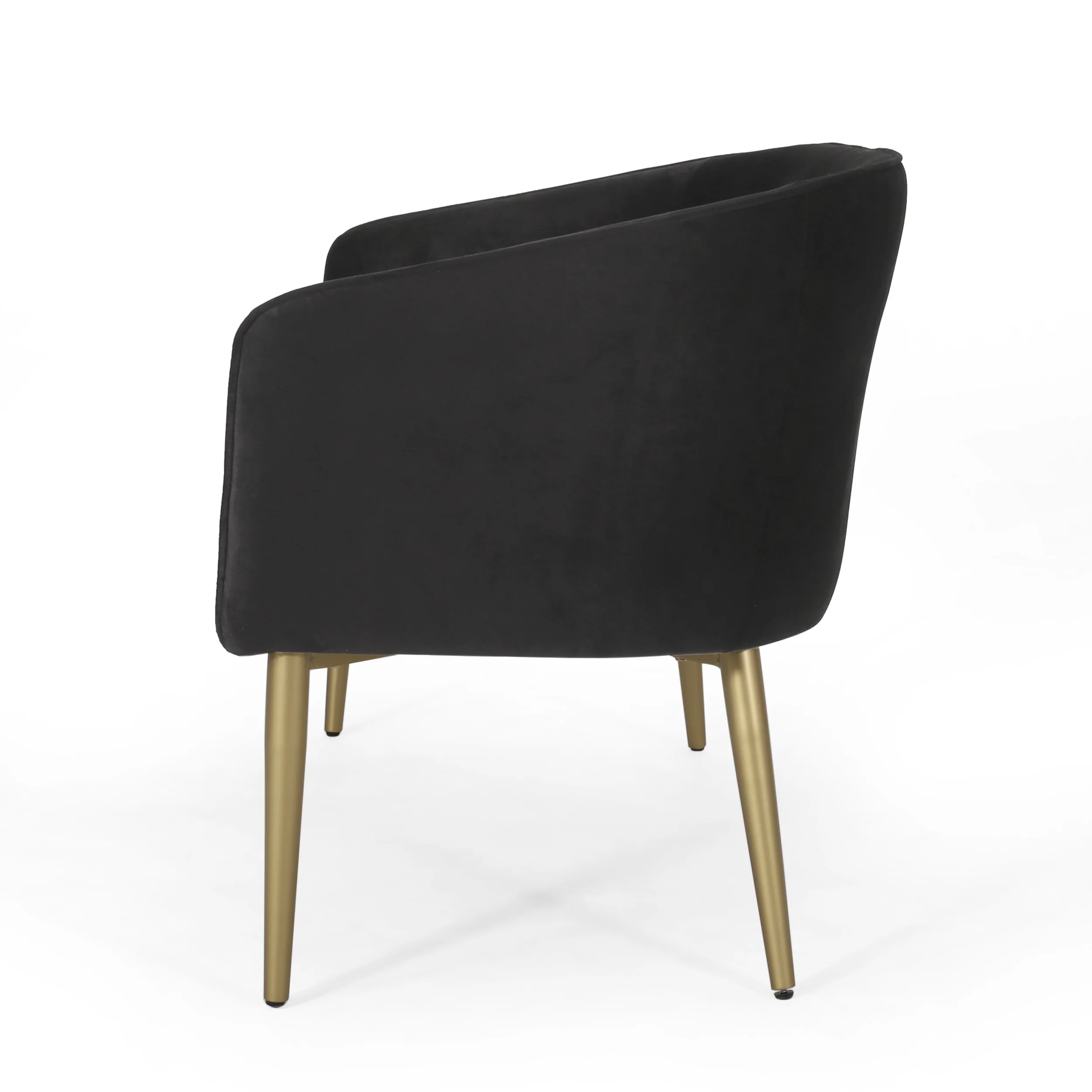 Arthur Modern Glam Tufted Velvet Loveseat - furnishings