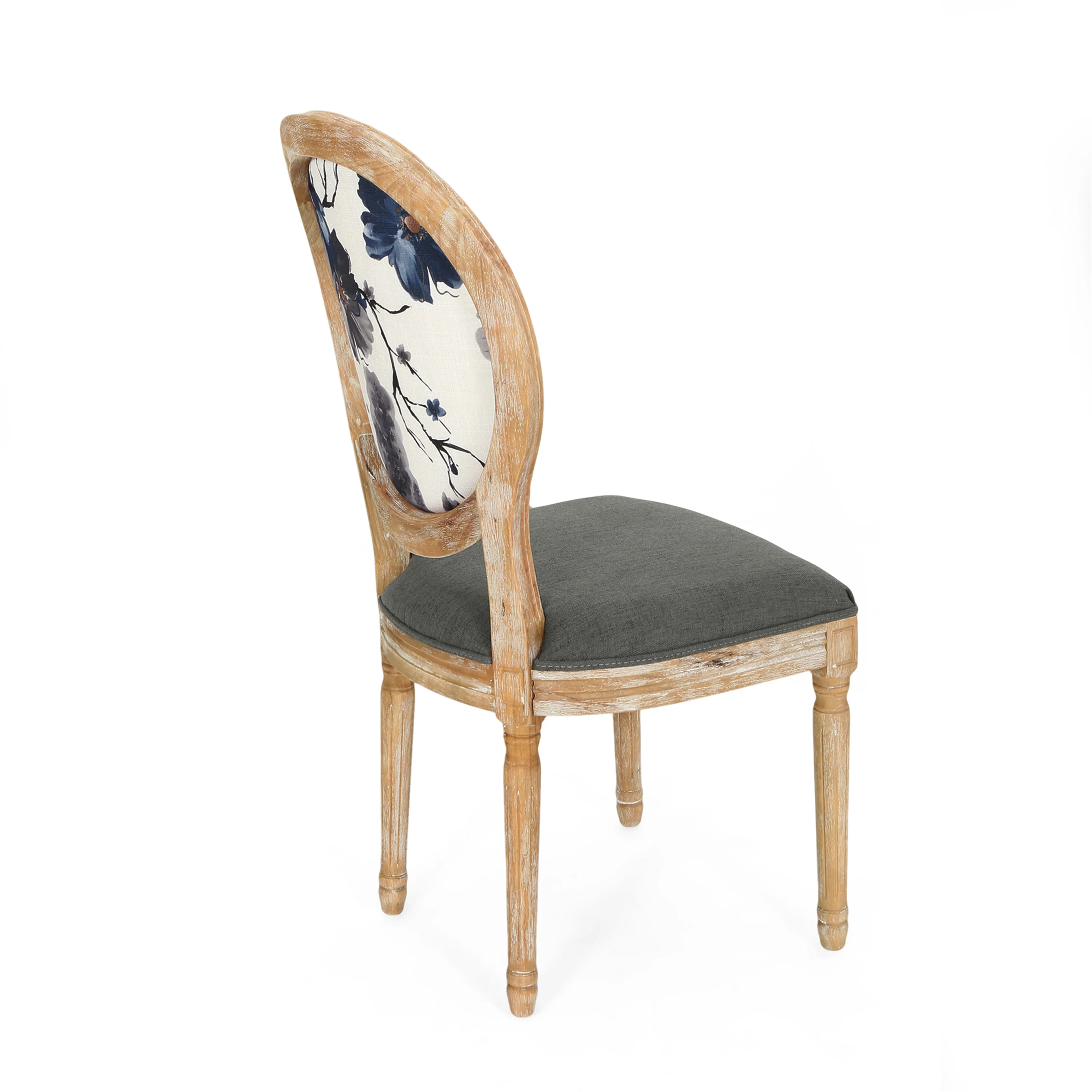 Reed Upholstered French Design Dining Chairs - furnishings