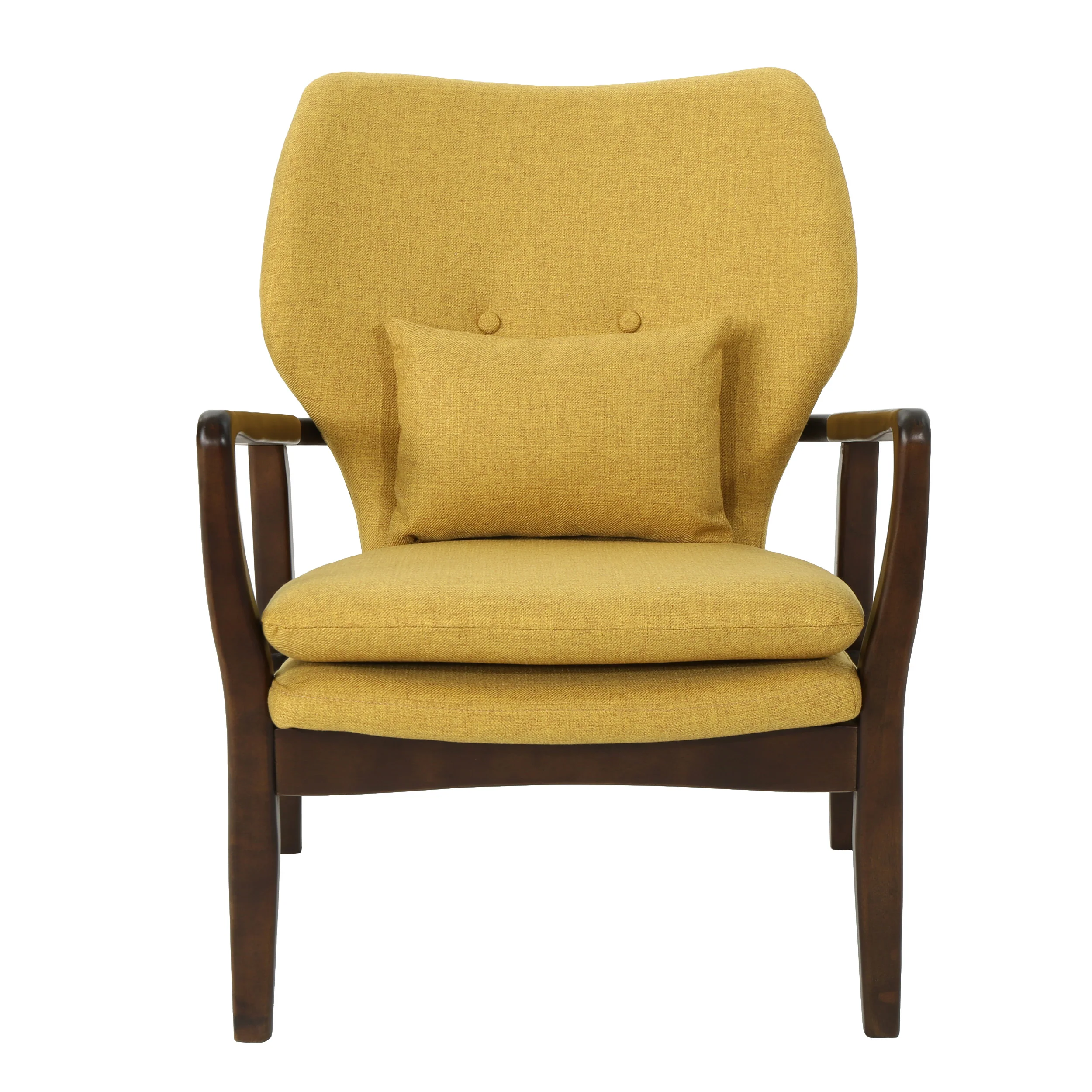 Ventura Mid Century Modern Fabric Club Chair - furnishings