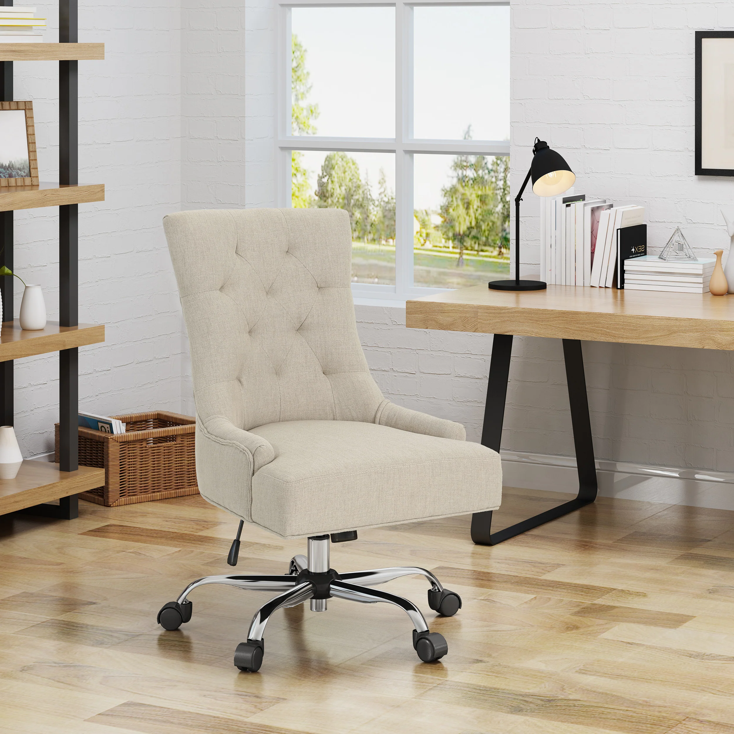 Bagnold Home Office Fabric Desk Chair - furnishings