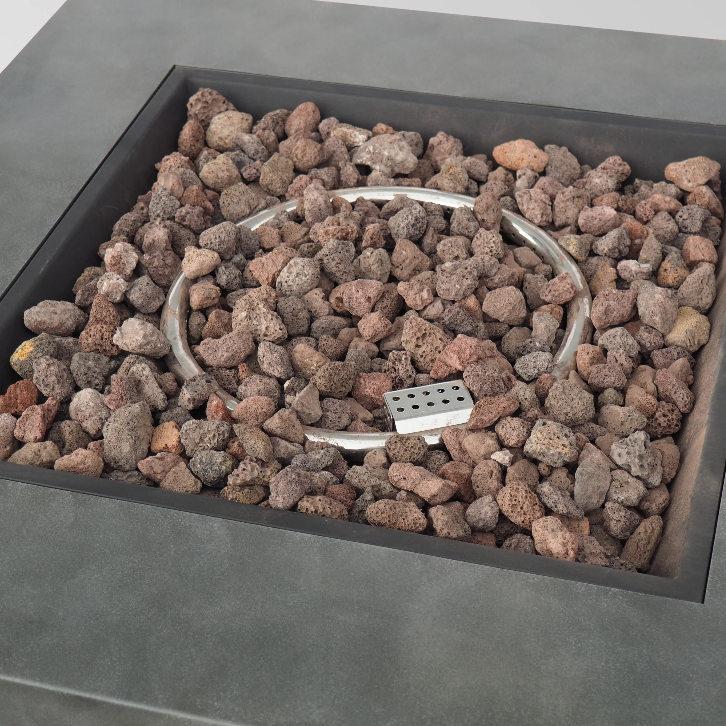 Jasmine Outdoor 33-Inch Square Fire Pit - furnishings