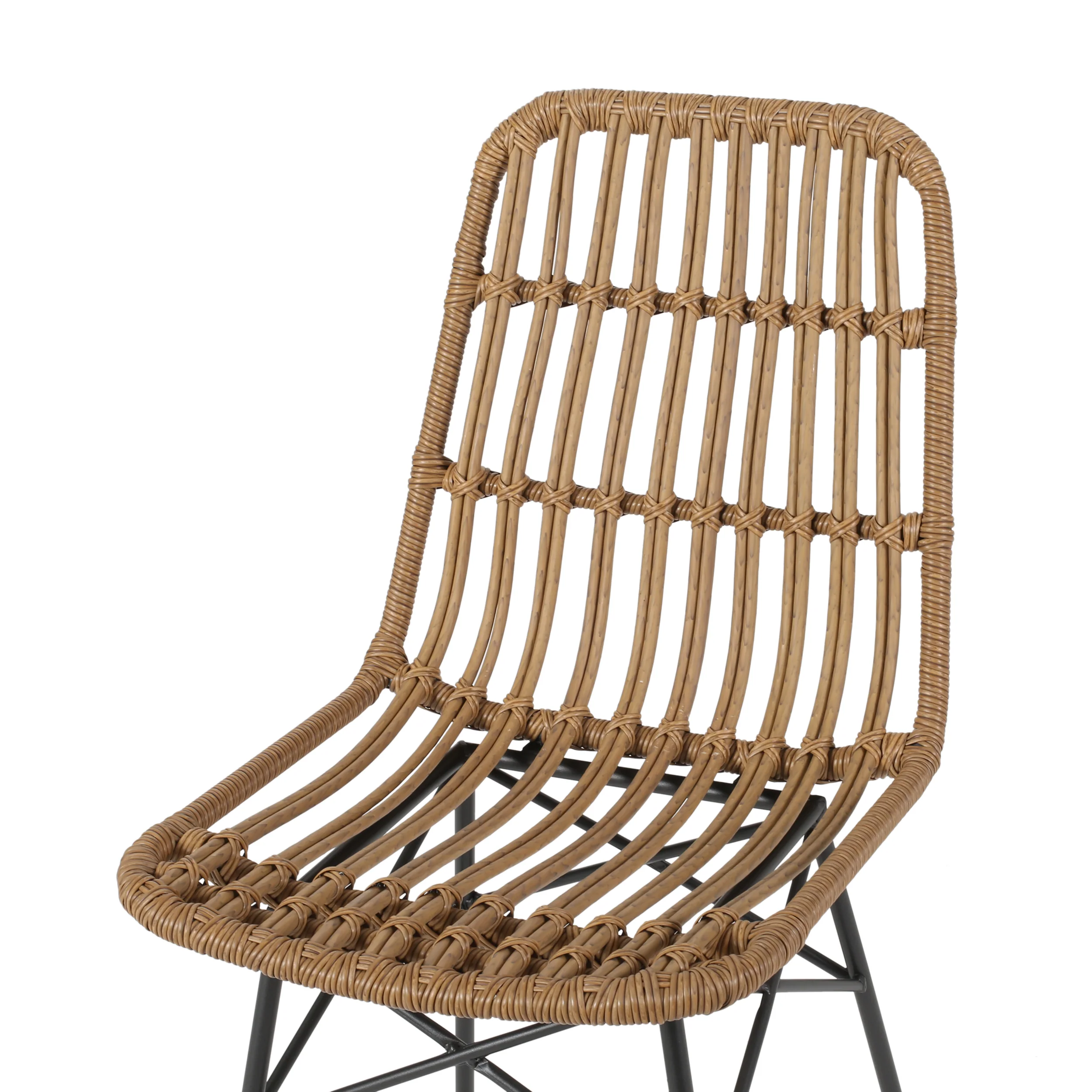 Silverdew Indoor Wicker Dining Chairs (Set of 2) - furnishings