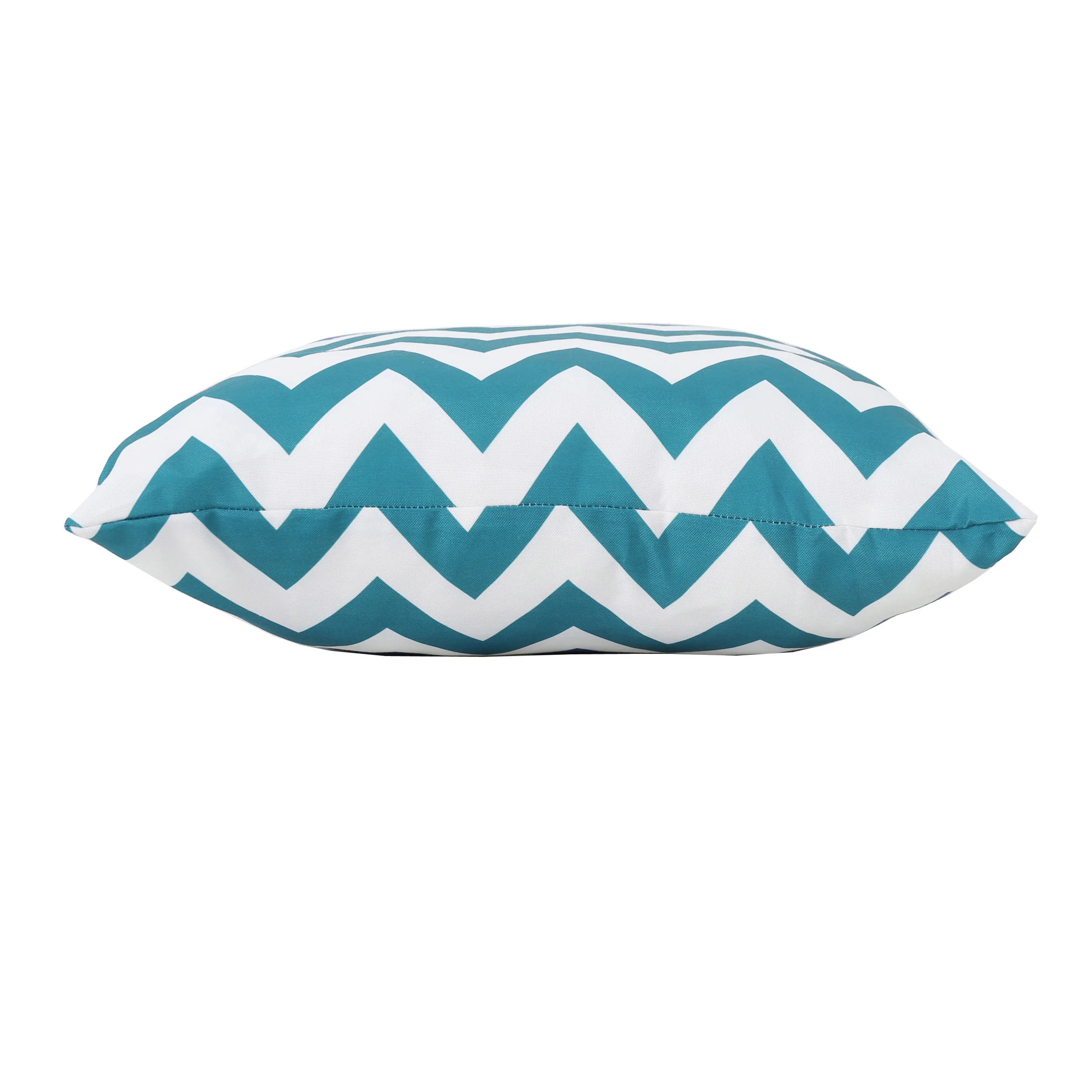 Ernest Indoor Zig Zag Striped Water Resistant Square Throw Pillows (Set of 2) - furnishings