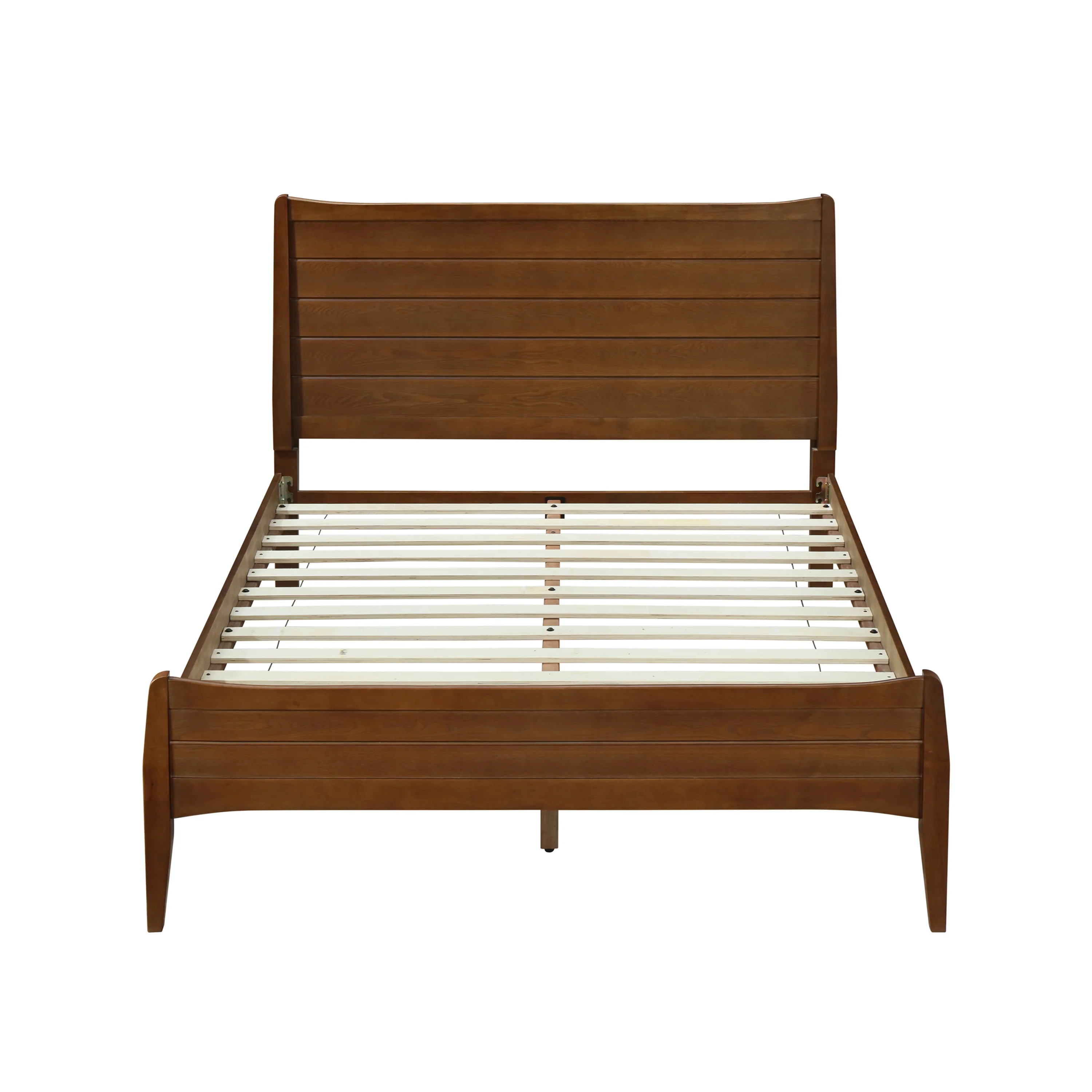 Lakshana Rustic Wooden Queen Platform Bed - furnishings