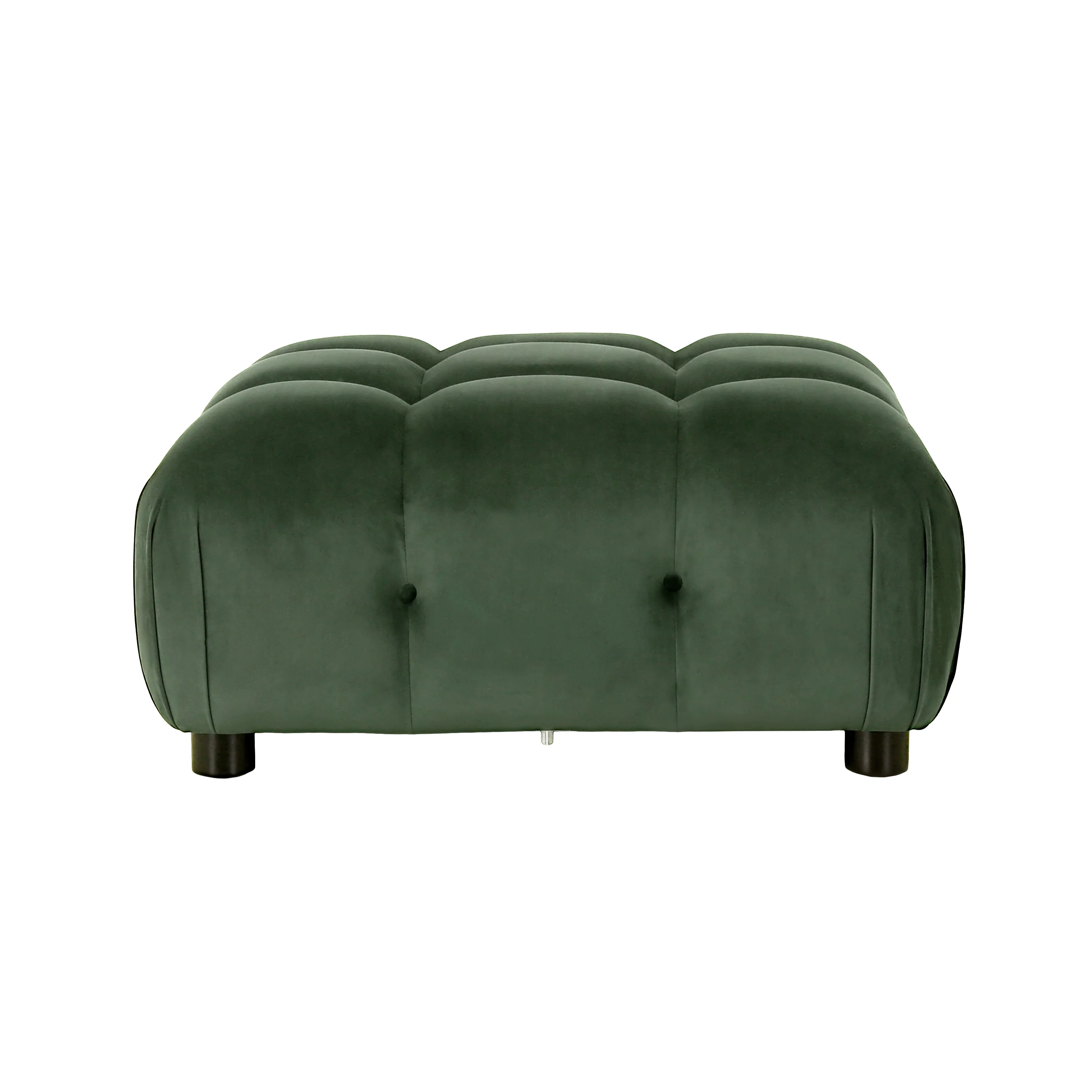 Kildare Velvet Tufted Ottoman - furnishings