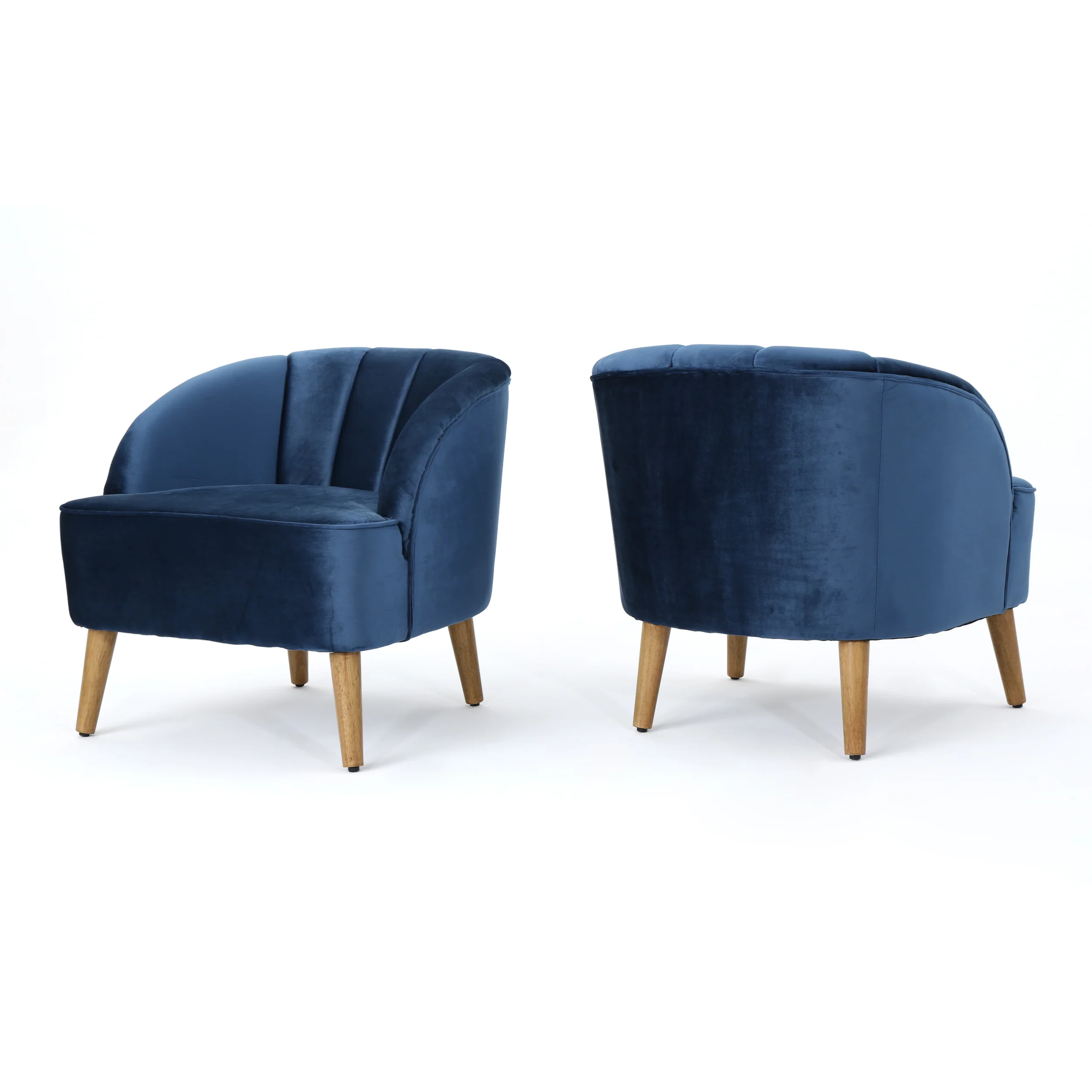 Scarlett Modern Velvet Accent Chair (Set of 2) - furnishings