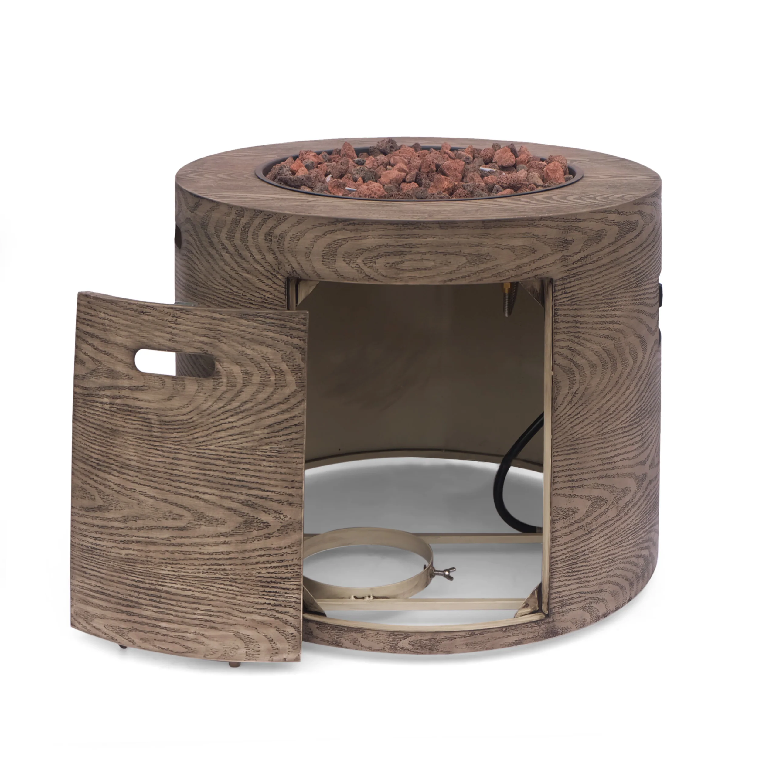 Bremen Outdoor 40,000 BTU Round Fire Pit - furnishings