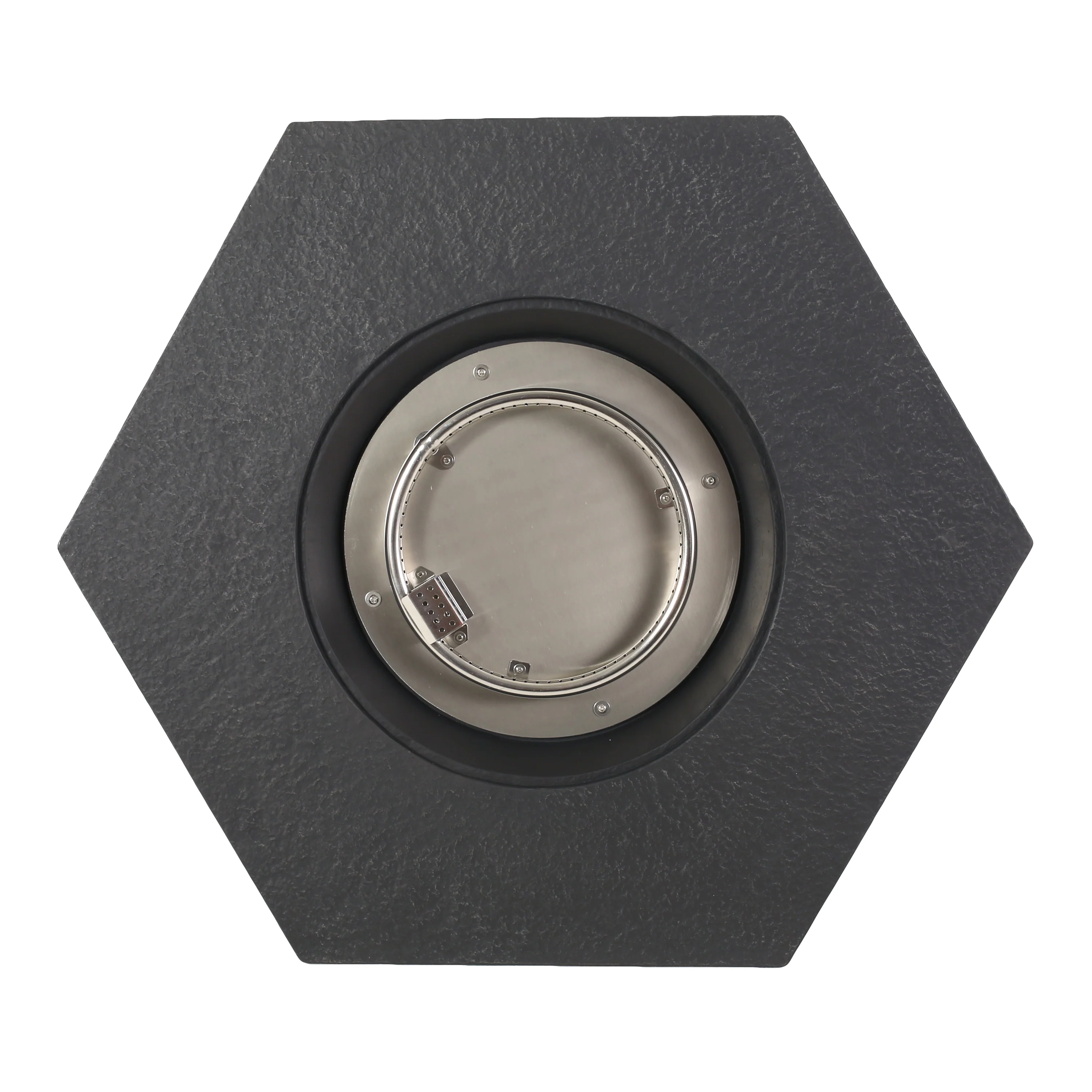 Troy Outdoor 40,000 BTU Lightweight Concrete Octagonal Fire Pit (No Tank Holder), Stone Finish - furnishings