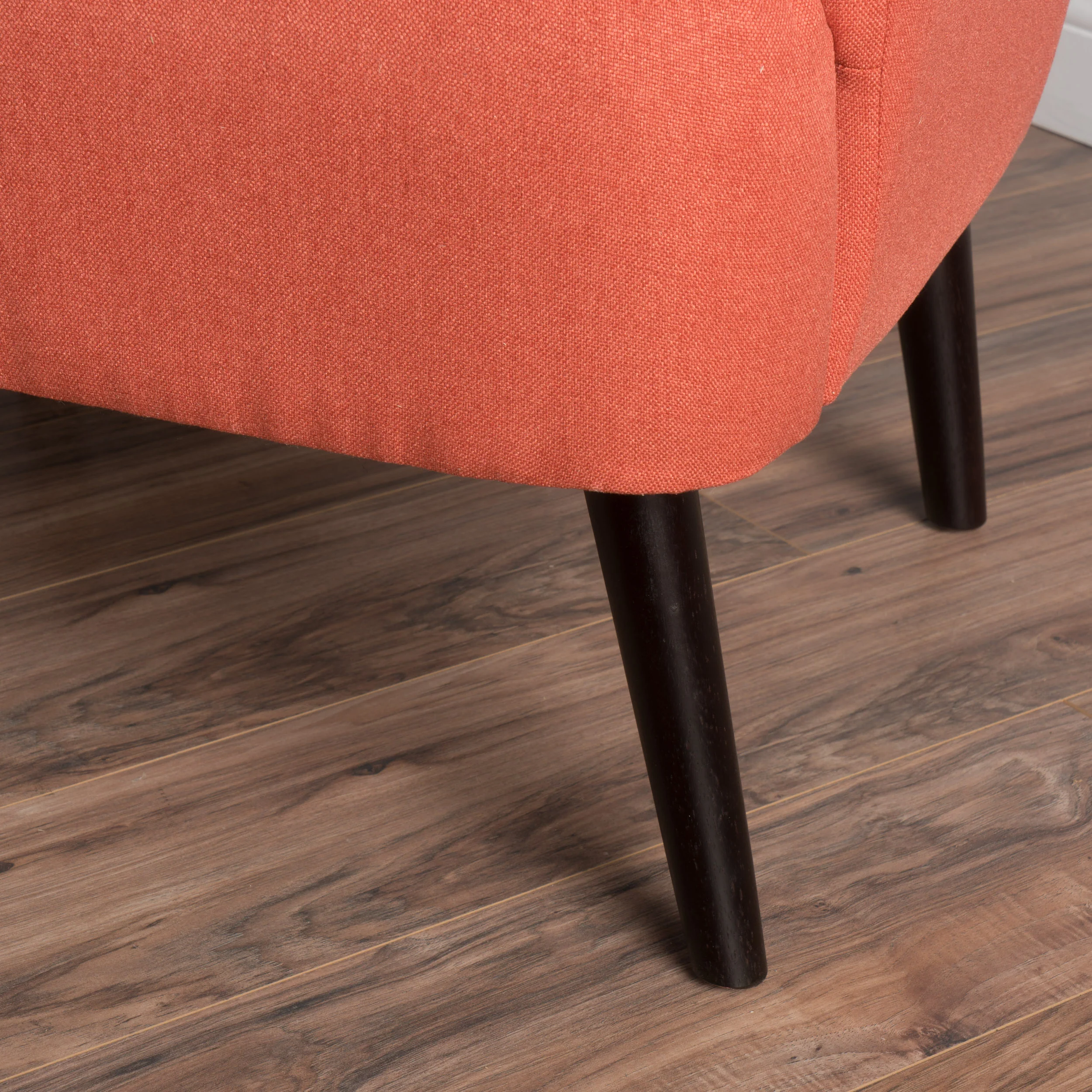 Karr Mid-Century Modern Button-Tufted High-Back Upholstered Accent Chair - furnishings