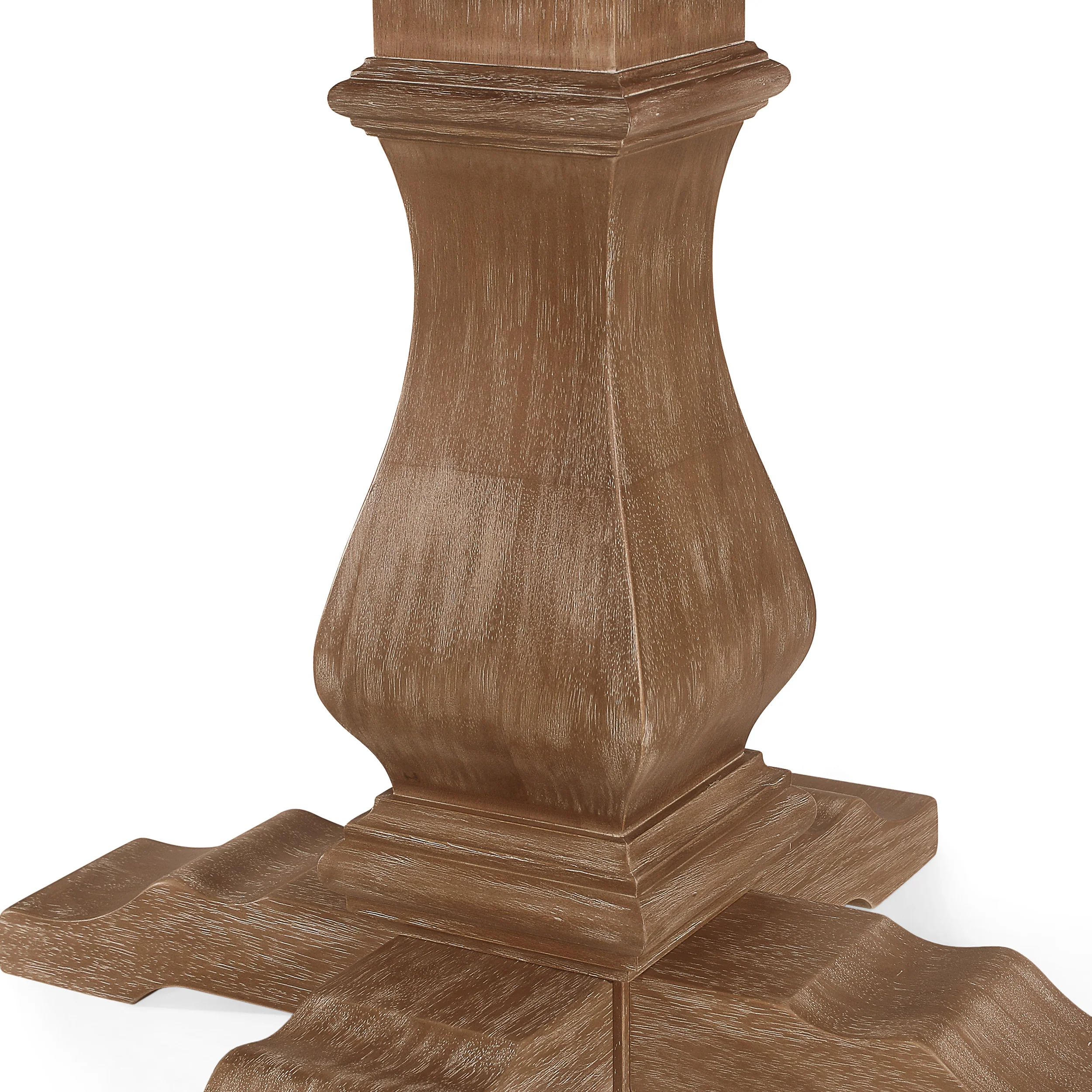 Alachua Farmhouse Fabric Upholstered Wood Expandable 5 Piece Dining Set - furnishings