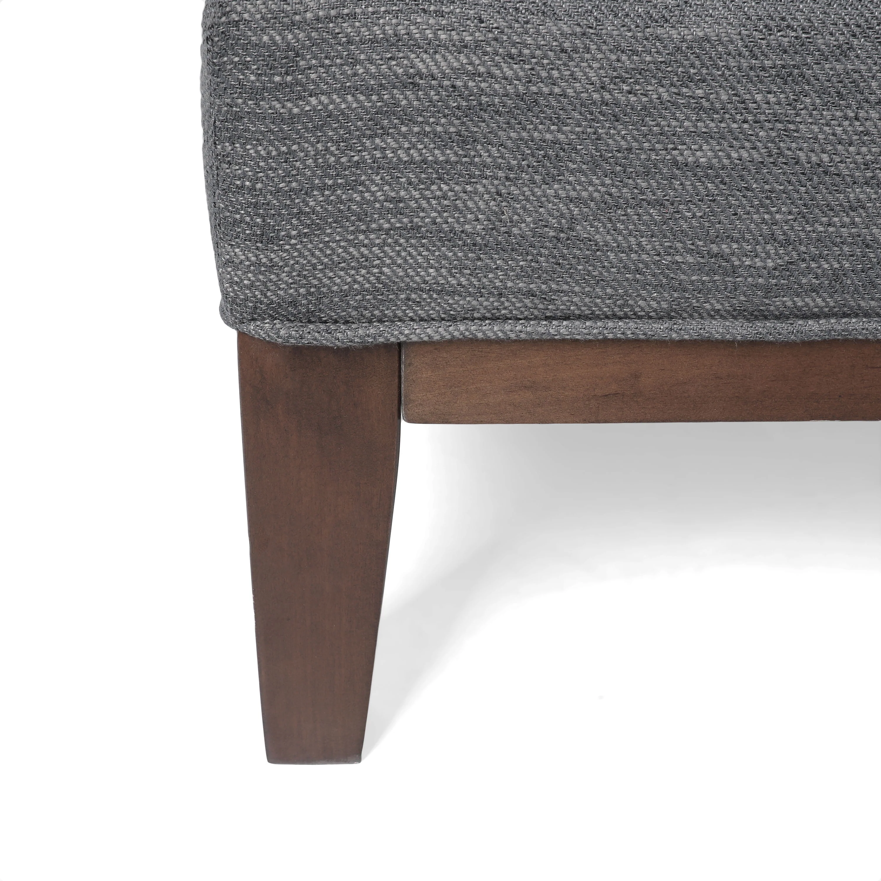 Neel Contemporary Fabric Tufted Chaise Lounge with Bolster Pillow - furnishings
