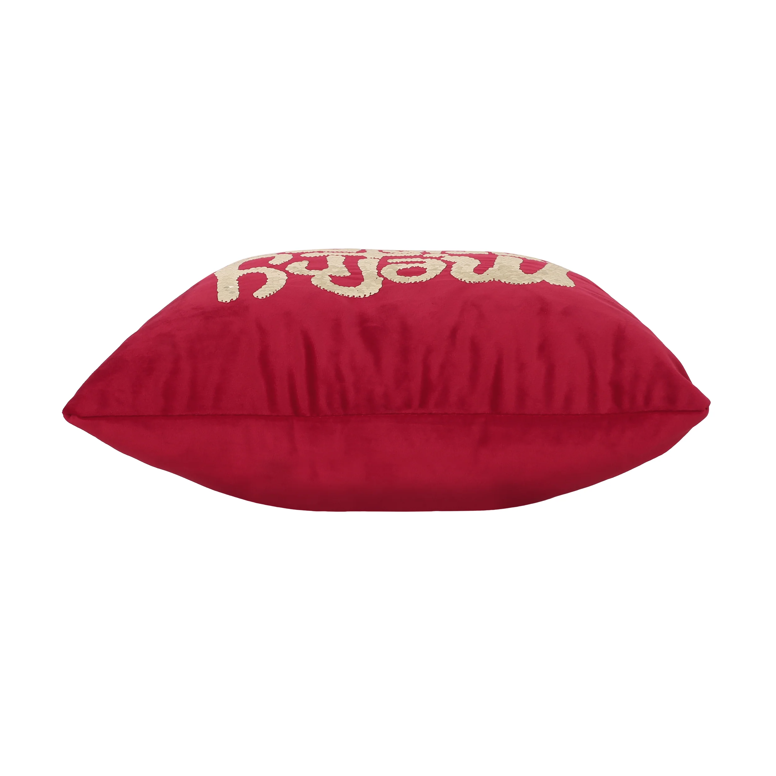 Bolivar Glam Velvet Christmas Throw Pillow - furnishings