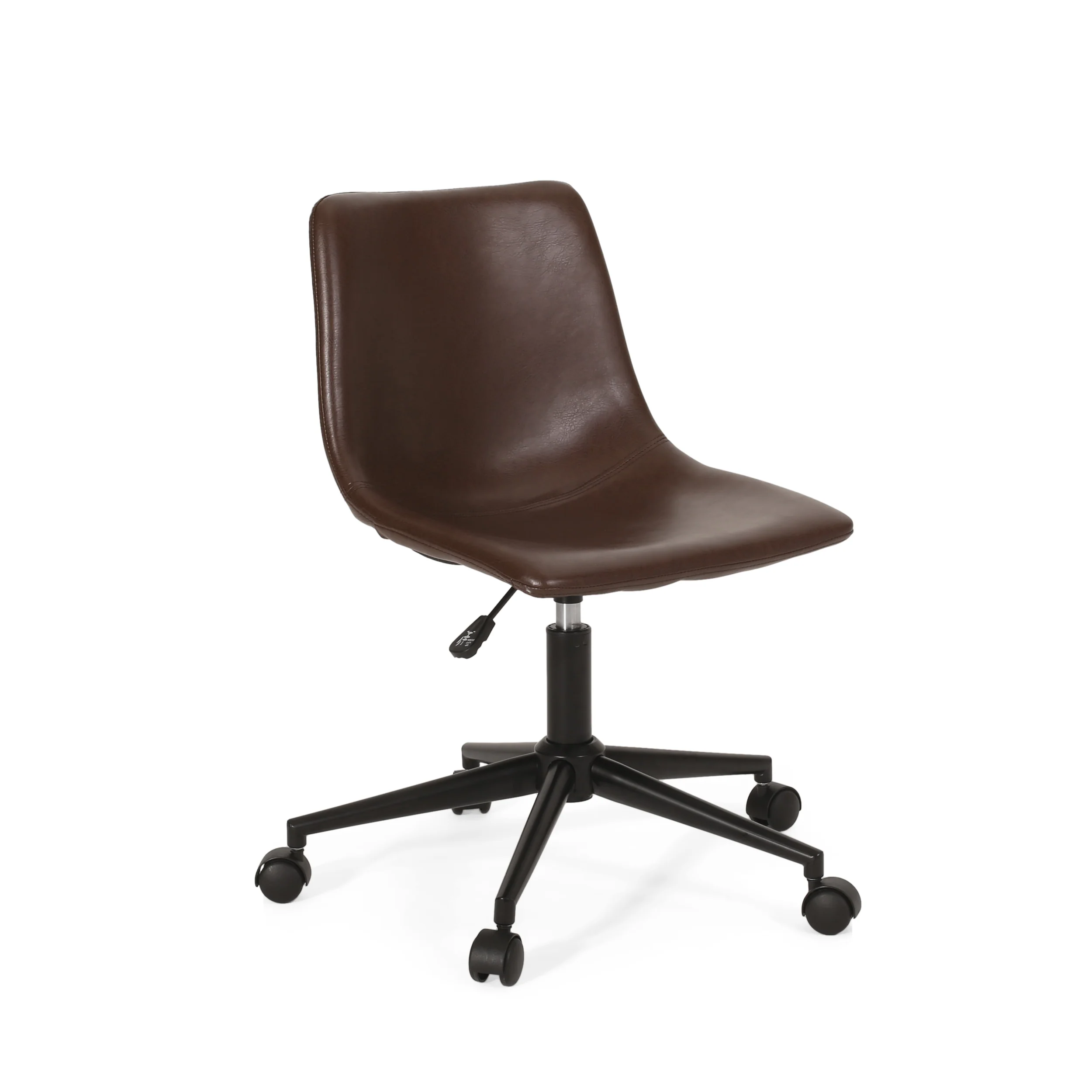 Enger Contemporary Upholstered Swivel Office Chair with Rolling Casters - furnishings