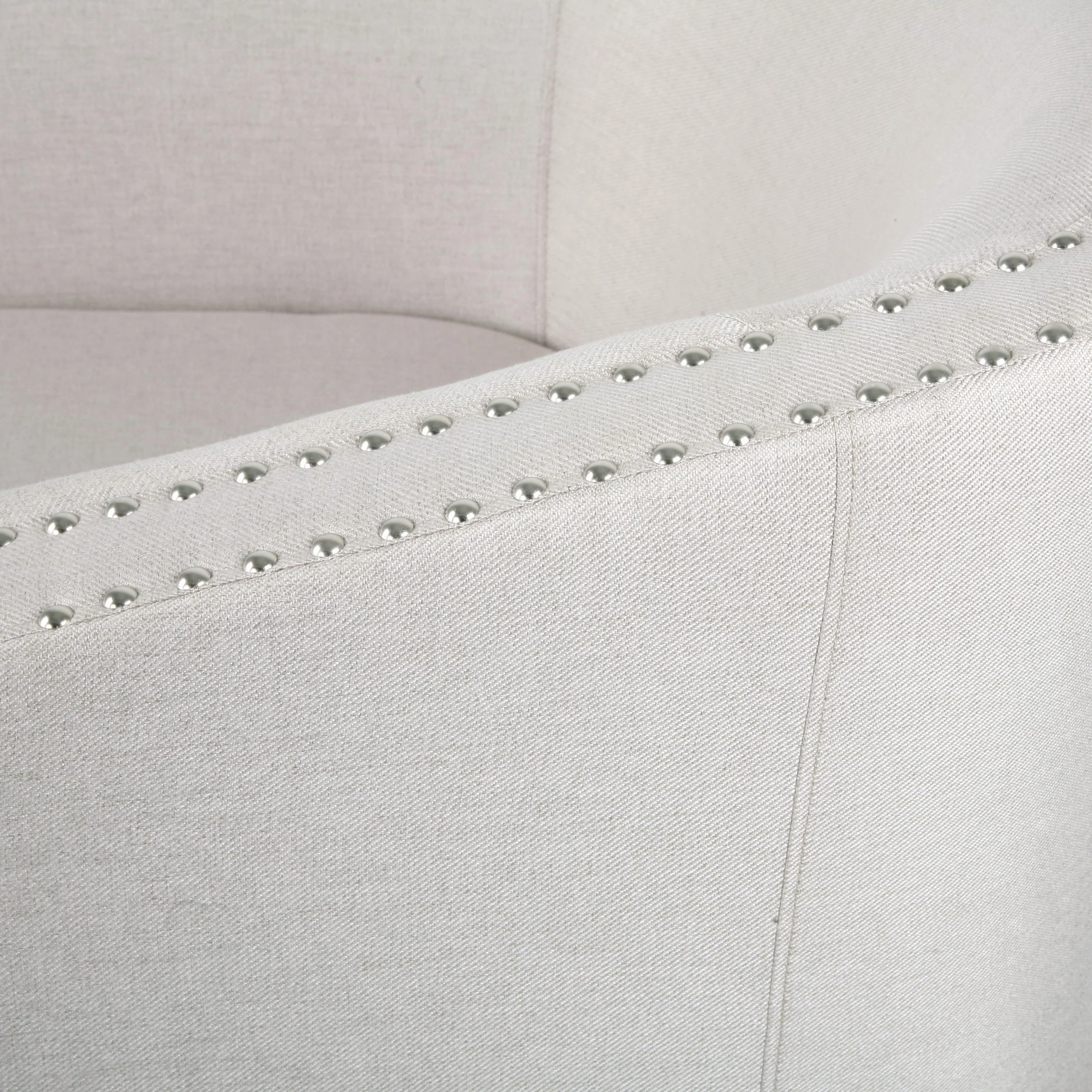 Leily Contemporary Fabric Swivel Chair - furnishings