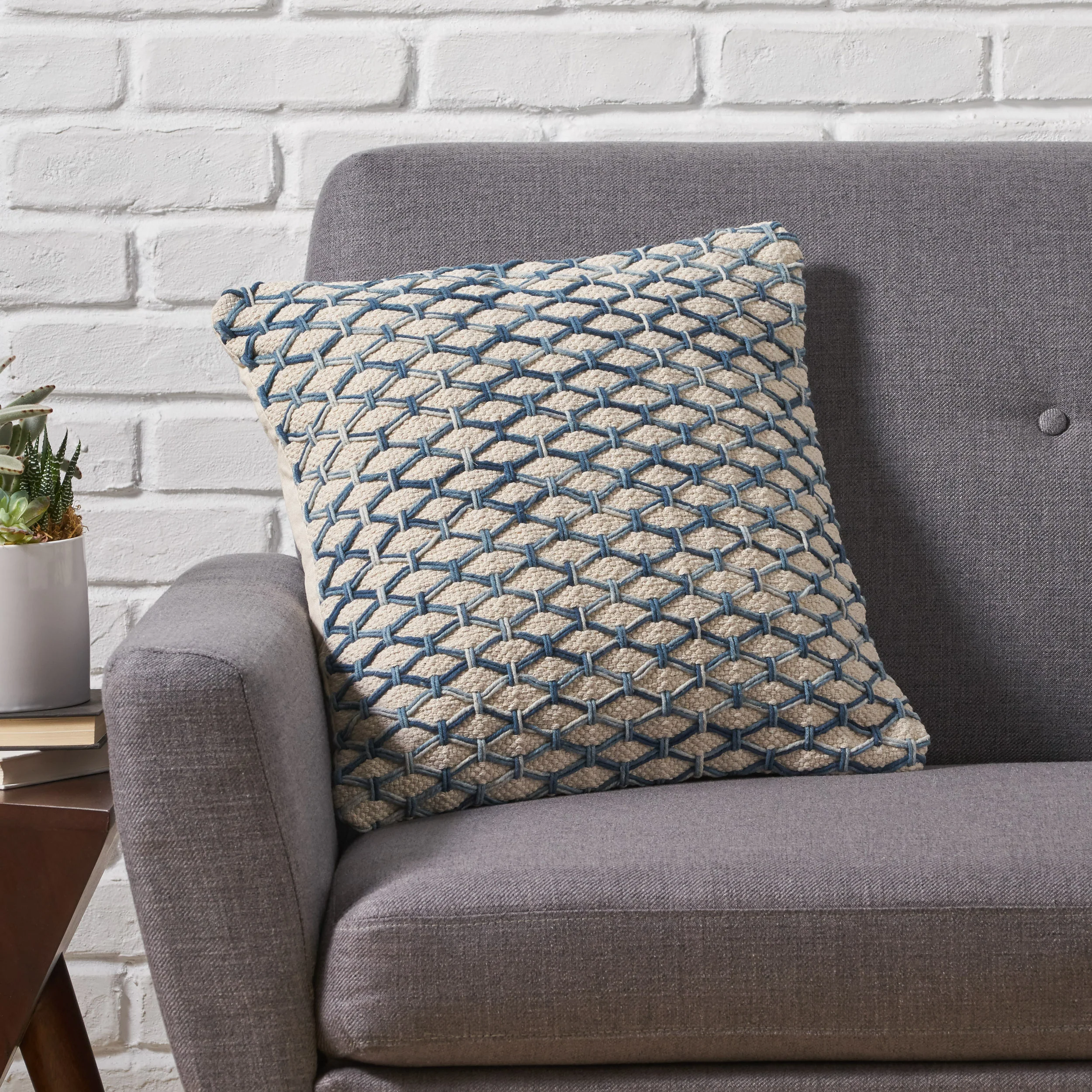 Jahari Boho Cotton Throw Pillow - furnishings