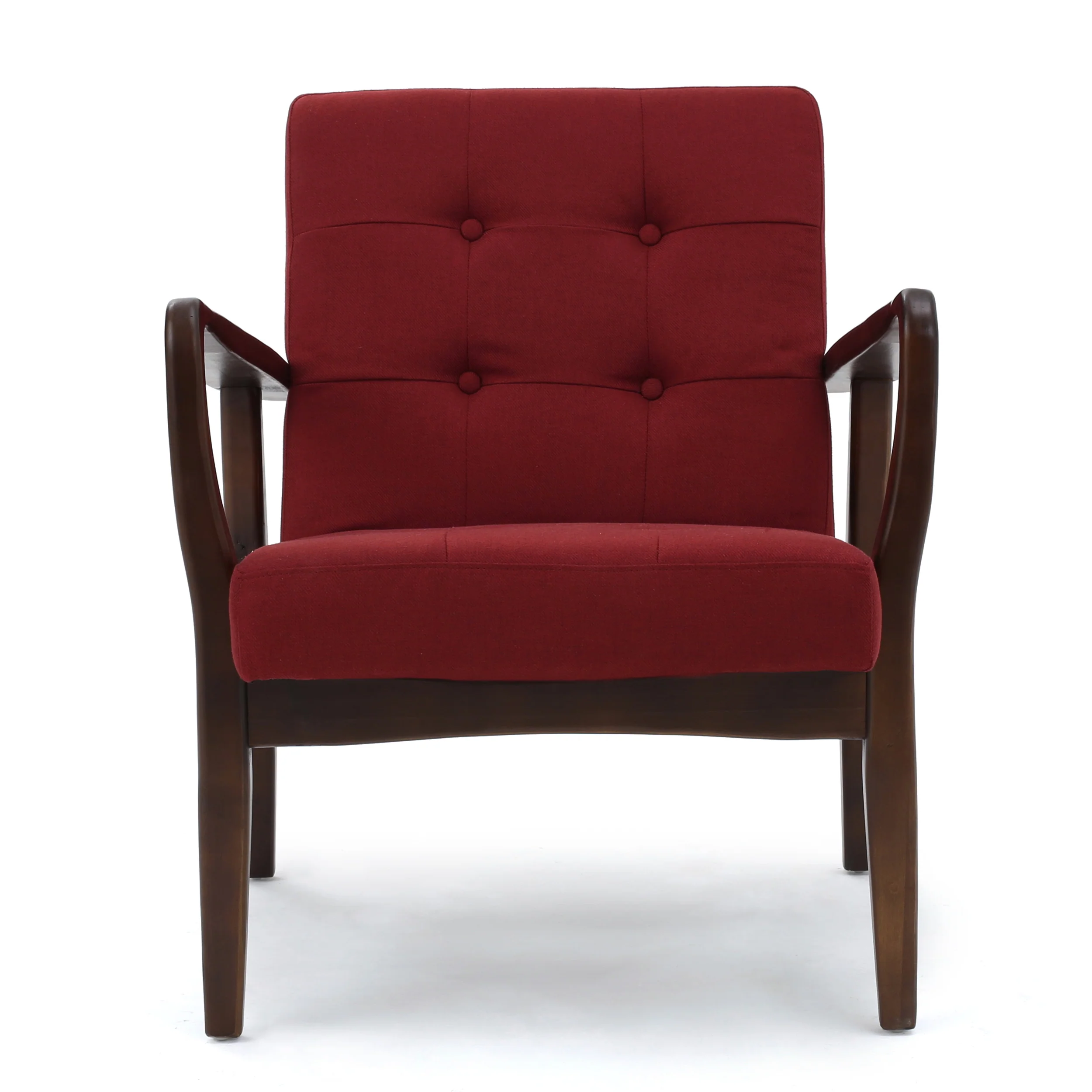 Gunther French-Style Contemporary Fabric Club Chair - furnishings