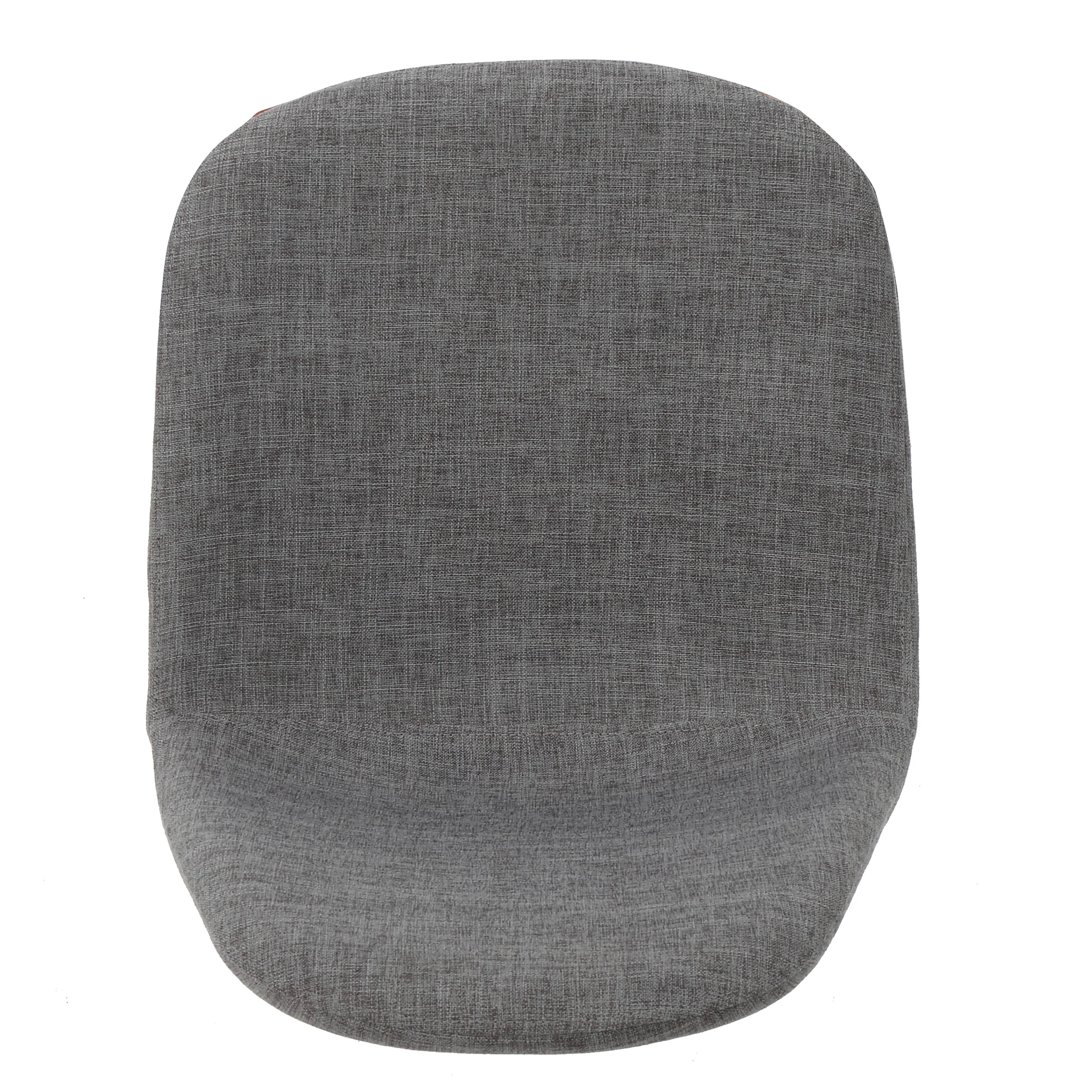 Resta Mid Century Fabric Dining Chairs with Wood Finished Metal Legs (Set of 2) - furnishings