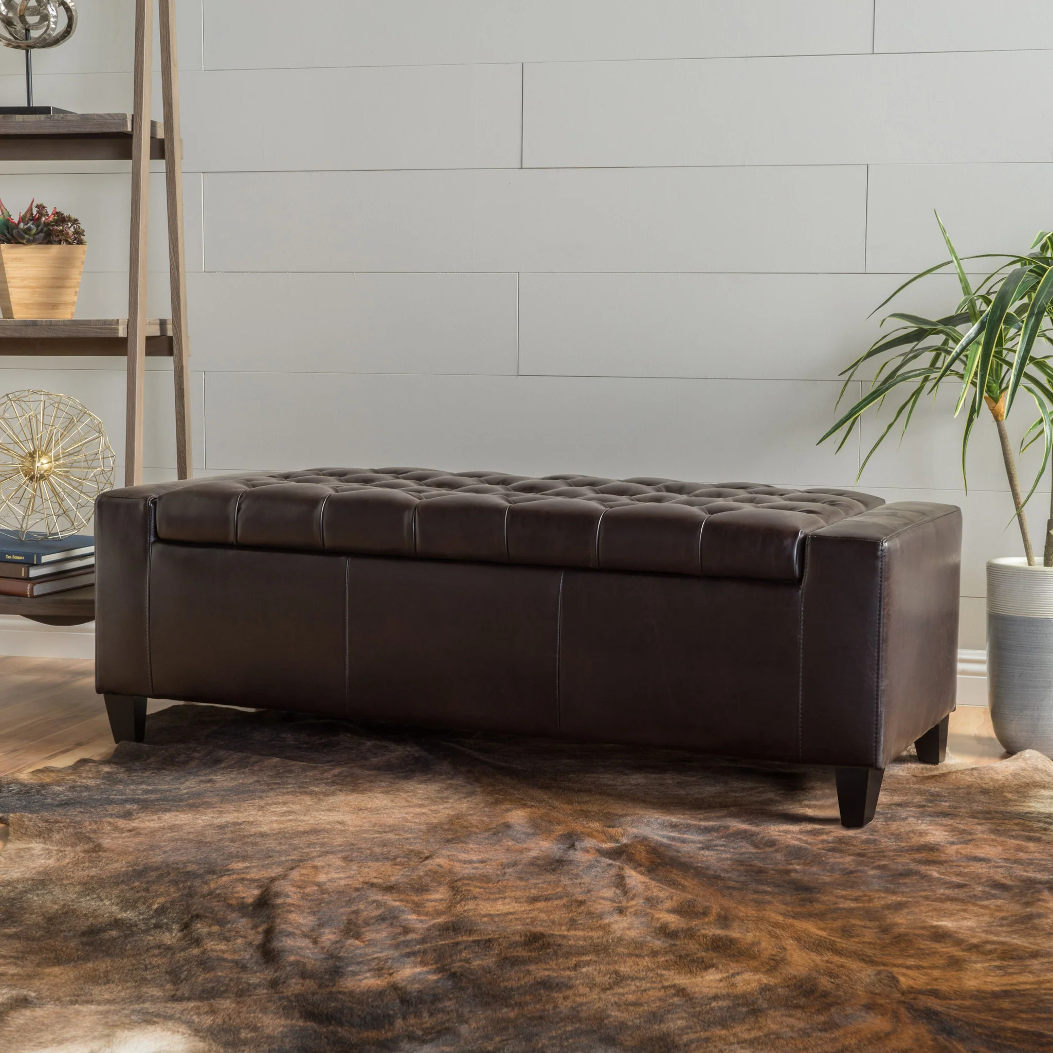 Seattle Tufted Storage Ottoman Bench - furnishings