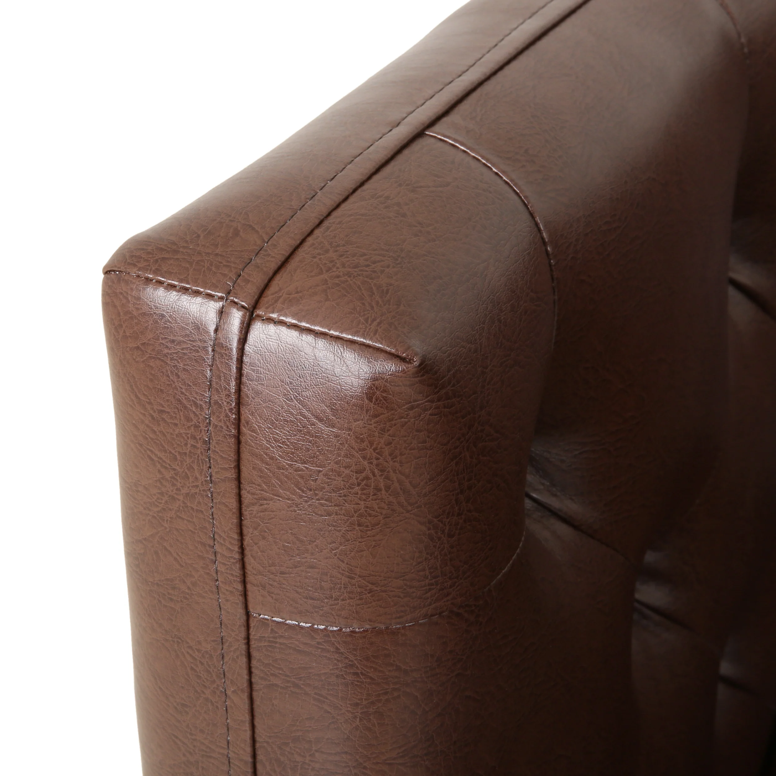 Drache Contemporary Upholstered Tufted Loveseat - furnishings