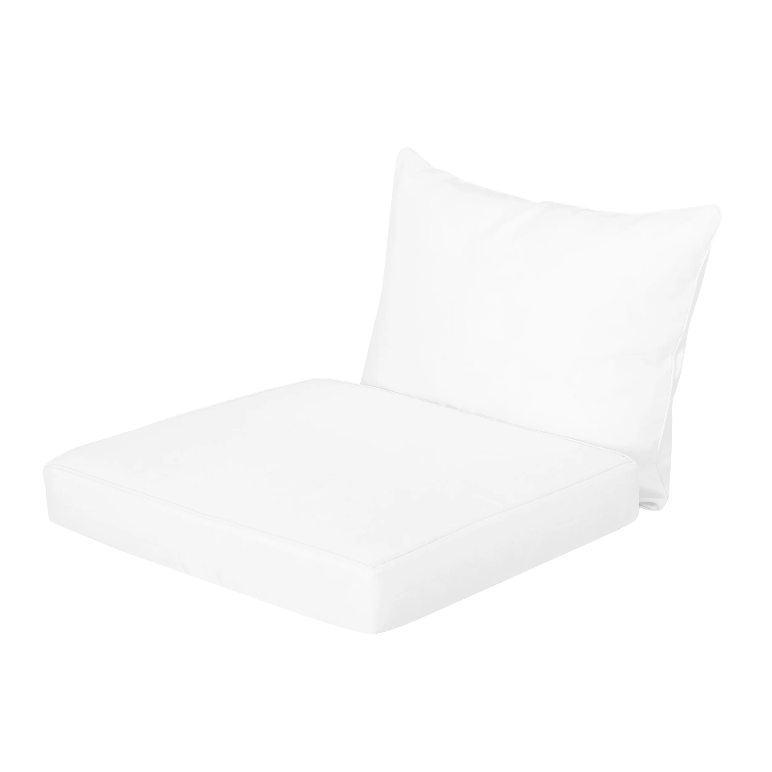 Luciella Outdoor Water Resistant Fabric Club Chair Cushions with Piping (Set of 4) - furnishings