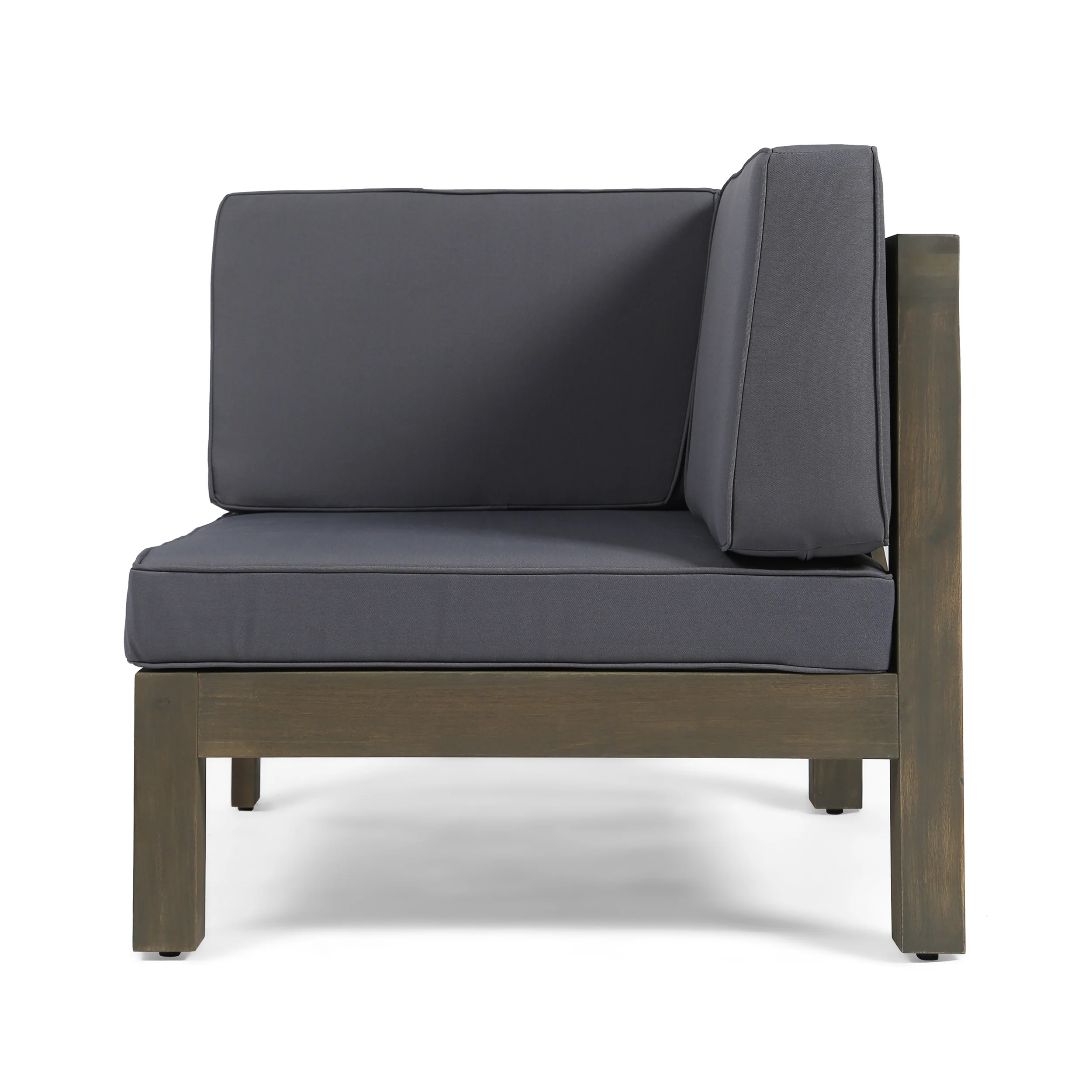 Emma Outdoor 8 Seater Acacia Wood Sofa and Club Chair Set - furnishings