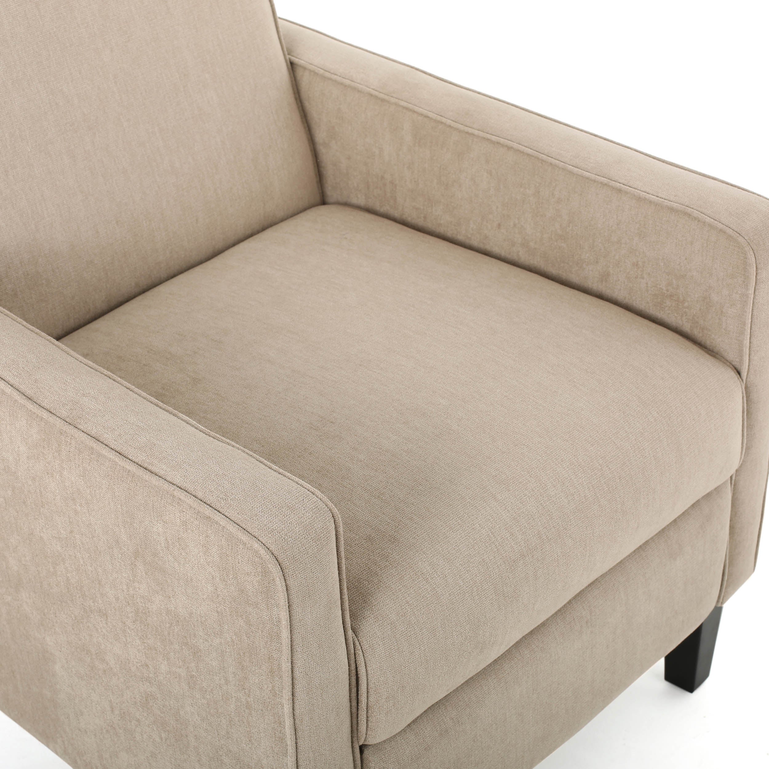 Olinda Minimalist Style Fabric Recliner Chair - furnishings