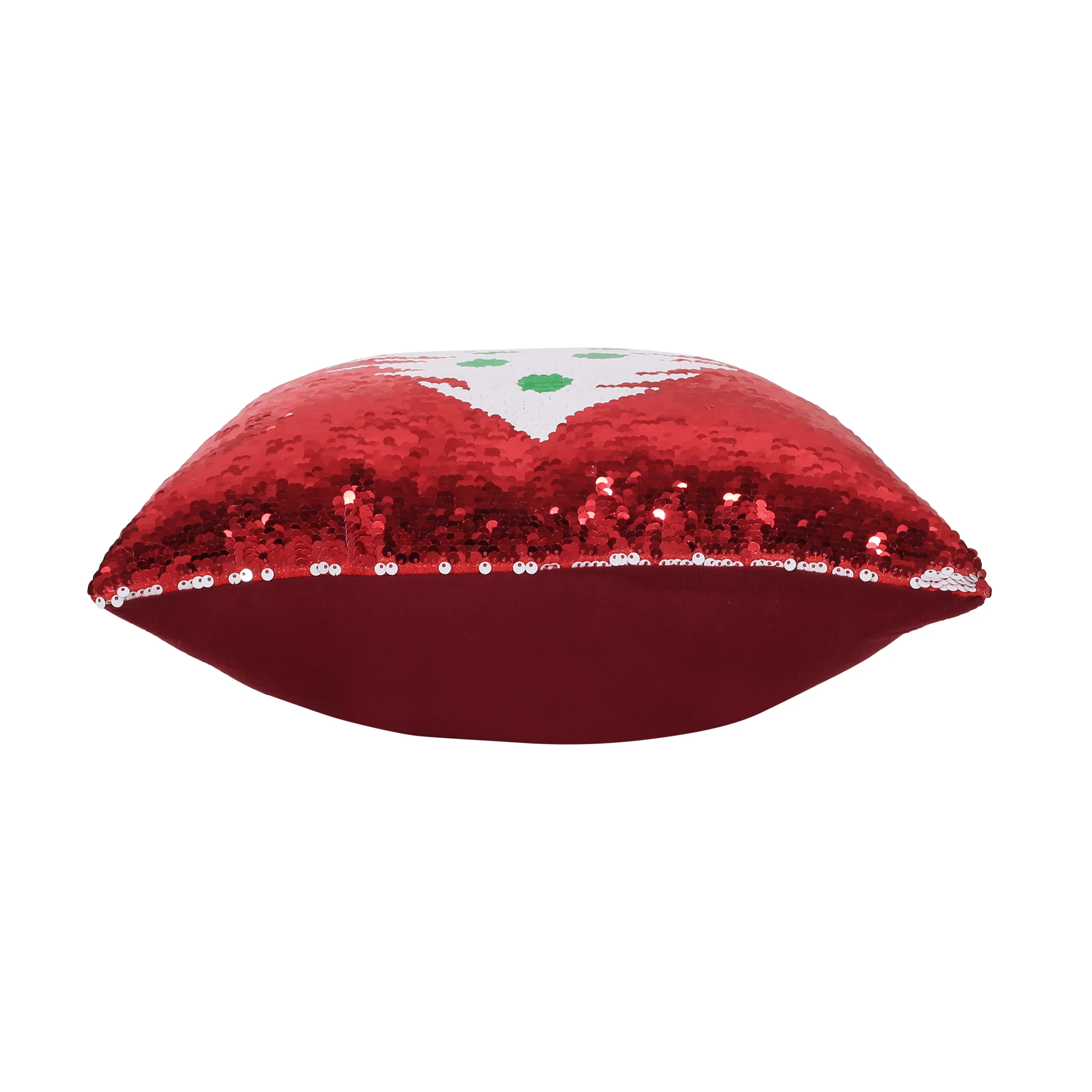 Romious Glam Sequin Christmas Throw Pillow Cover - furnishings