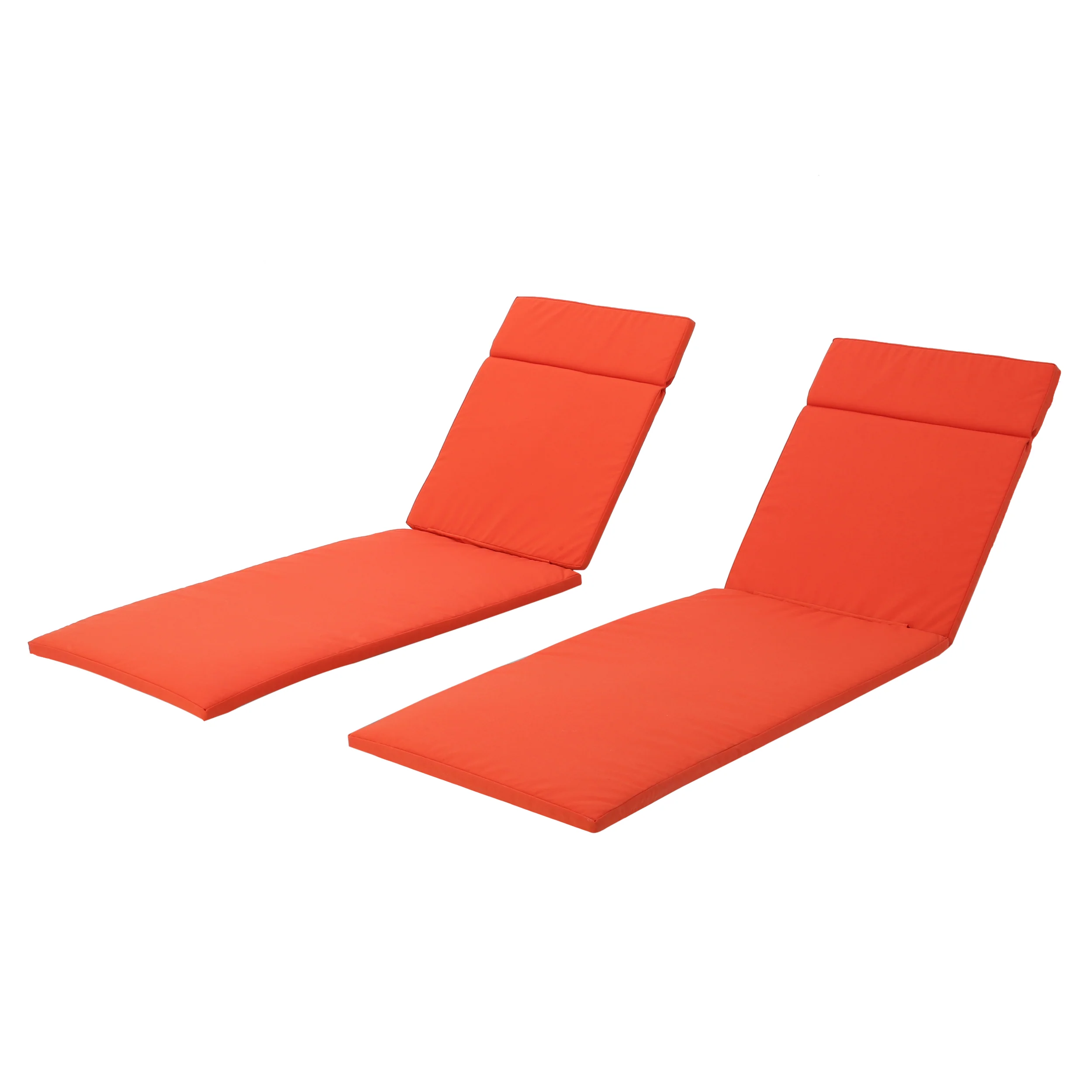 Albany Outdoor Water-Resistant Fabric Chaise Lounge Cushions (Set of 2) - furnishings