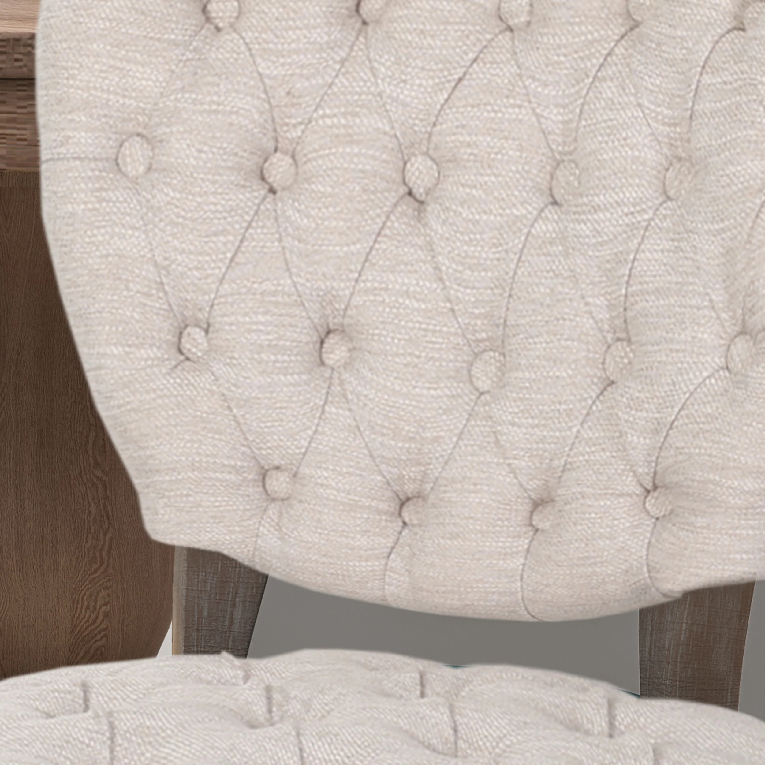 Case Tufted Dining Chair with Cabriole Legs (Set of 2) - furnishings