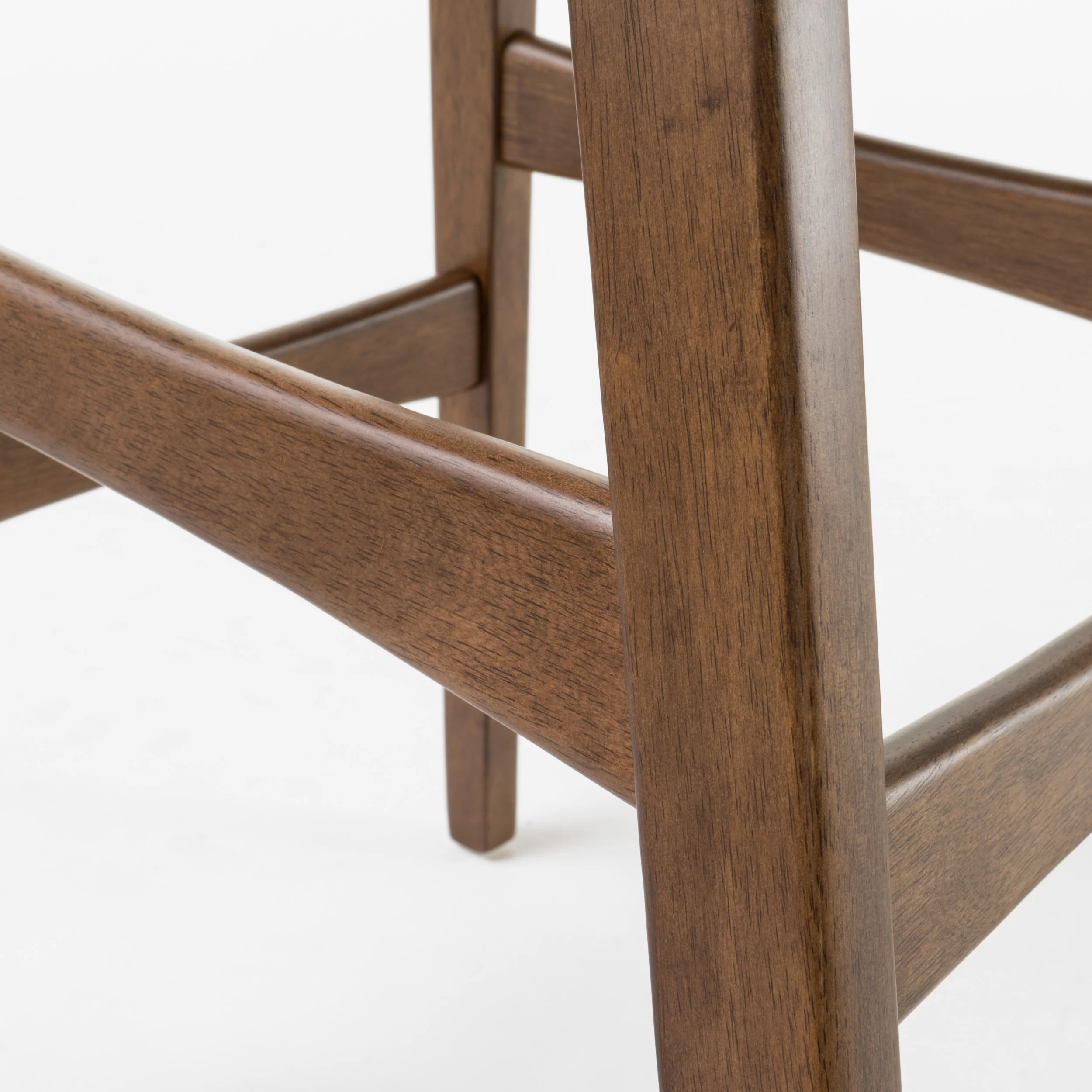 Margaret Dark Brown Leather/ Walnut Finish 30-Inch Bar Stool (Set of 2) - furnishings