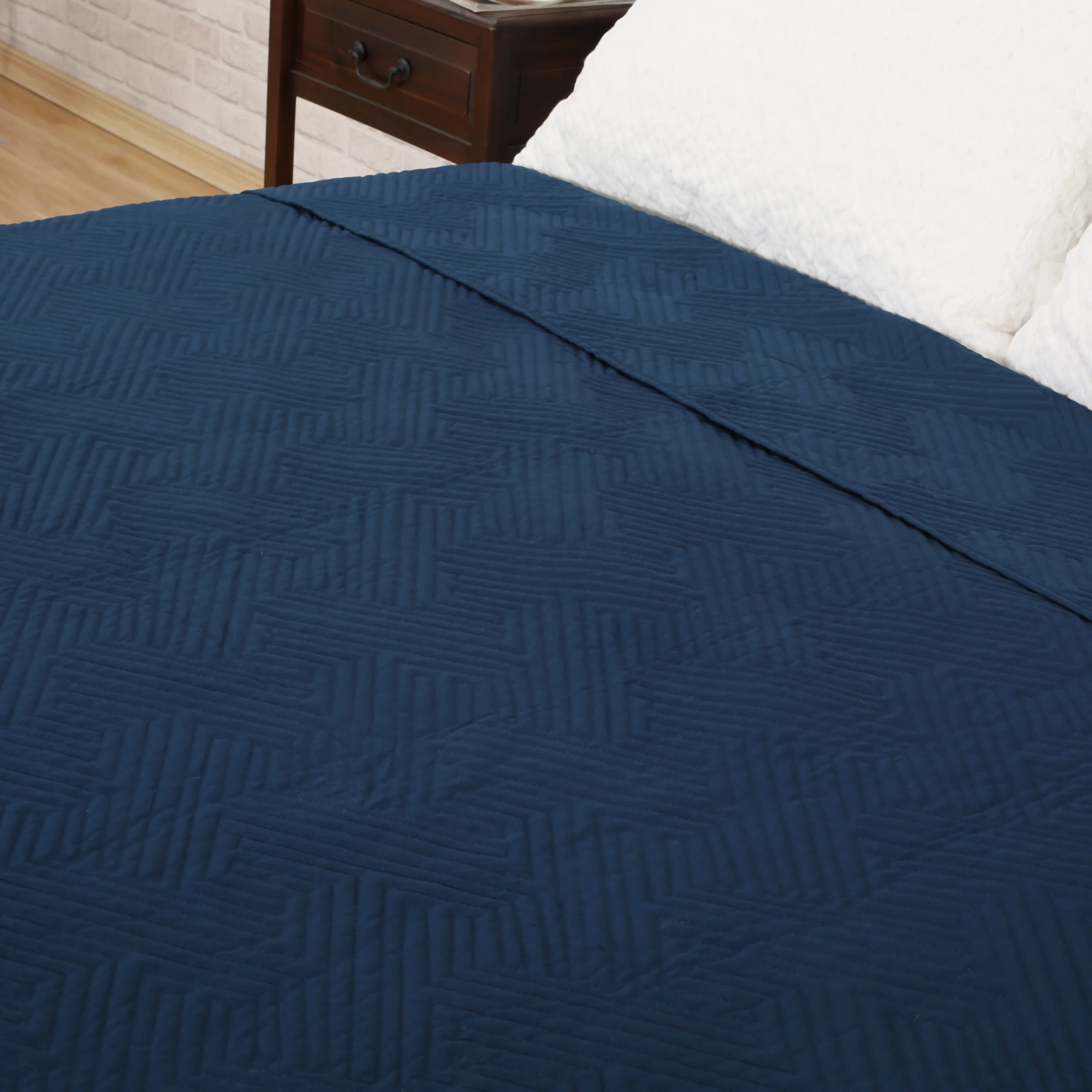 Cohen Double Bed Fabric Quilt - furnishings