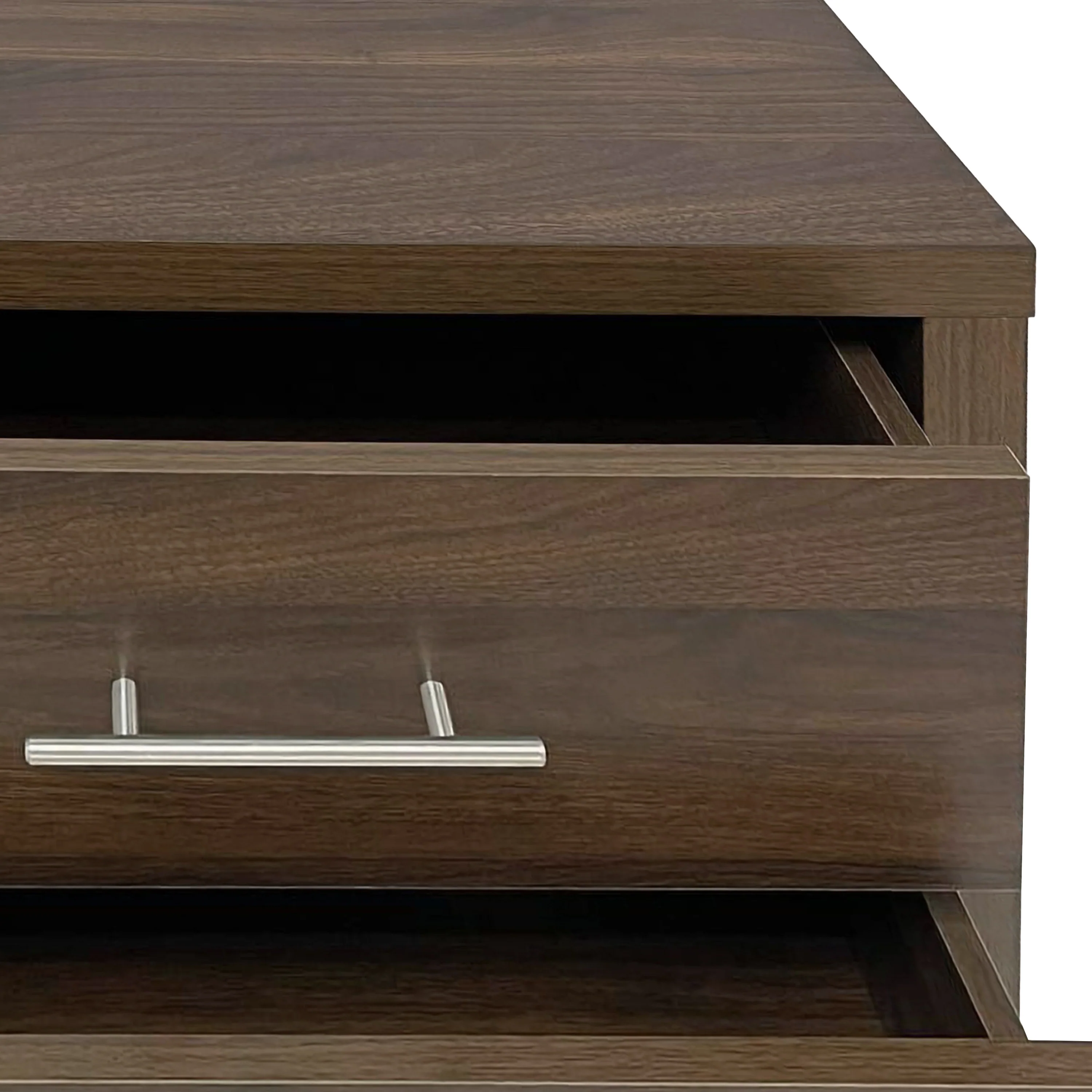 Marlette Modern 3 Piece 3 Drawer Dresser and Nightstand Bedroom Set - furnishings