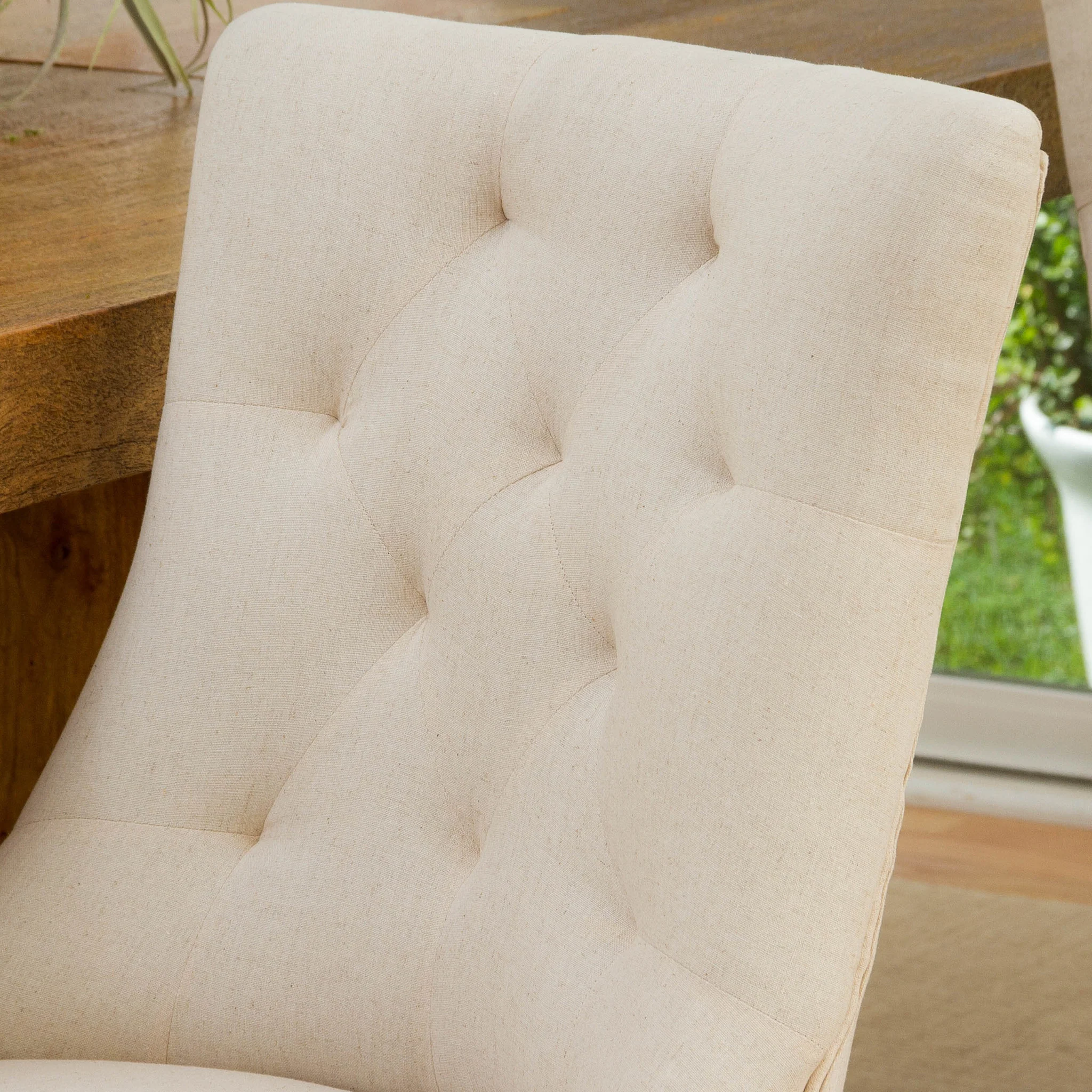 Stacy Tufted Fabric Dining Chairs (Set of 2) - furnishings