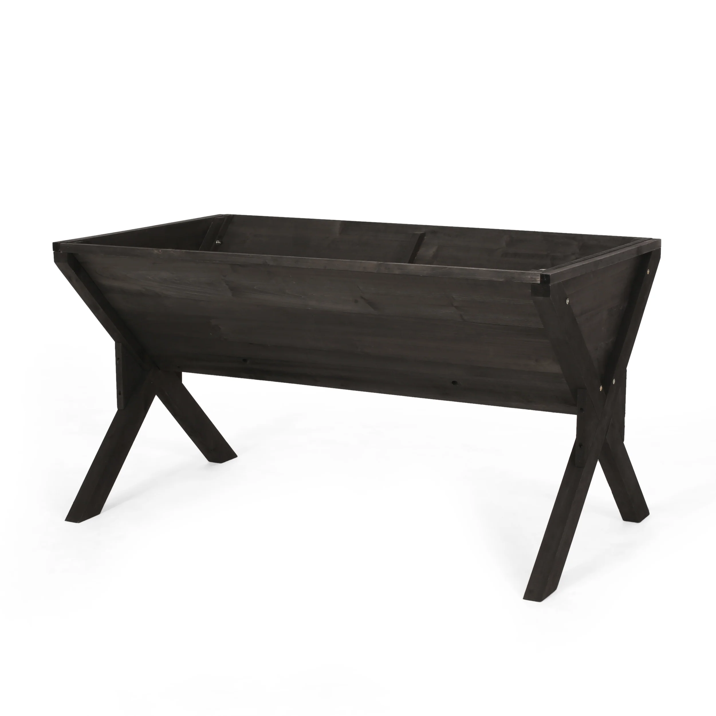 Thorsen Outdoor Firwood Plant Trough - furnishings