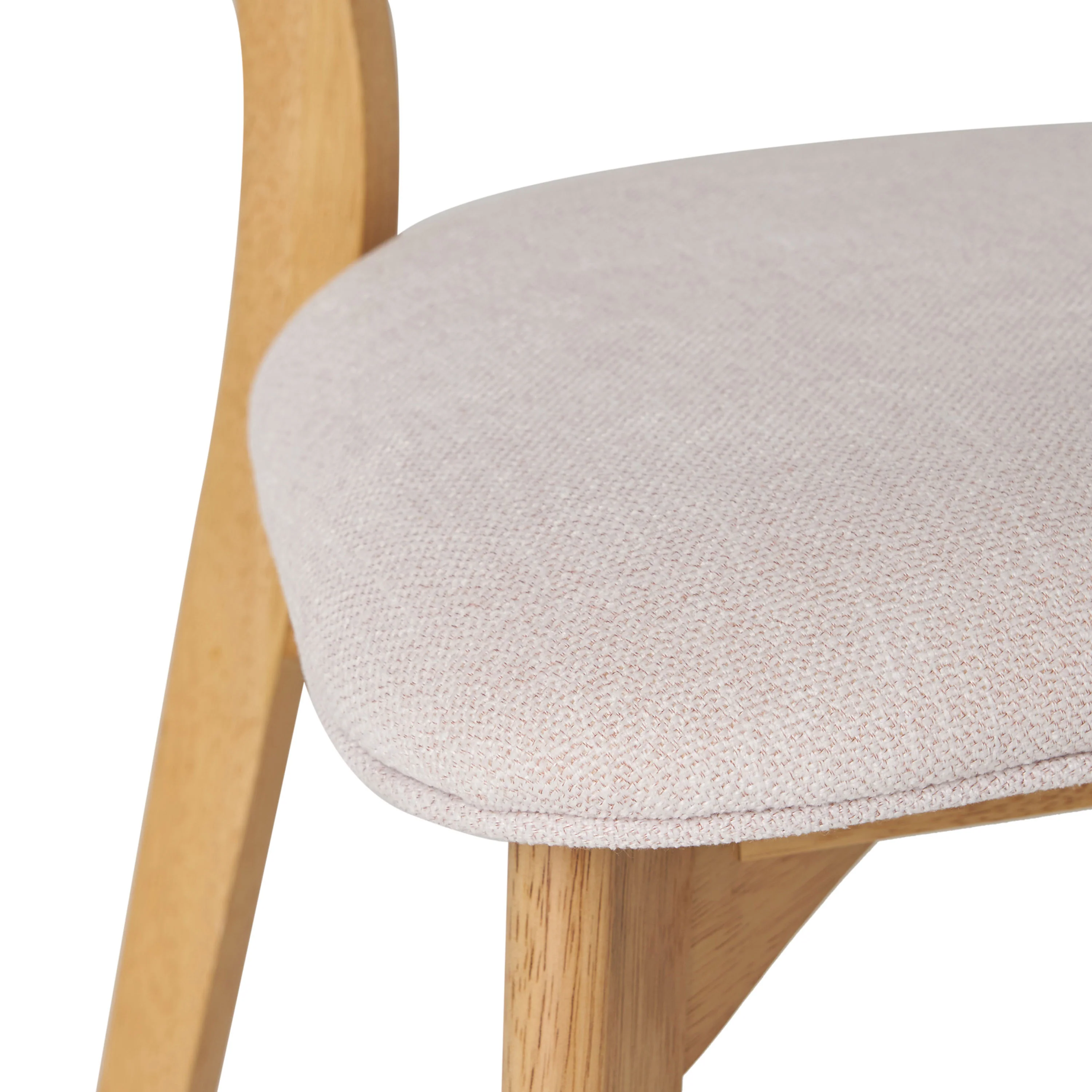 Wrene Mid-Century Walnut Finished Frame Dining Chairs, Set of 4 - furnishings