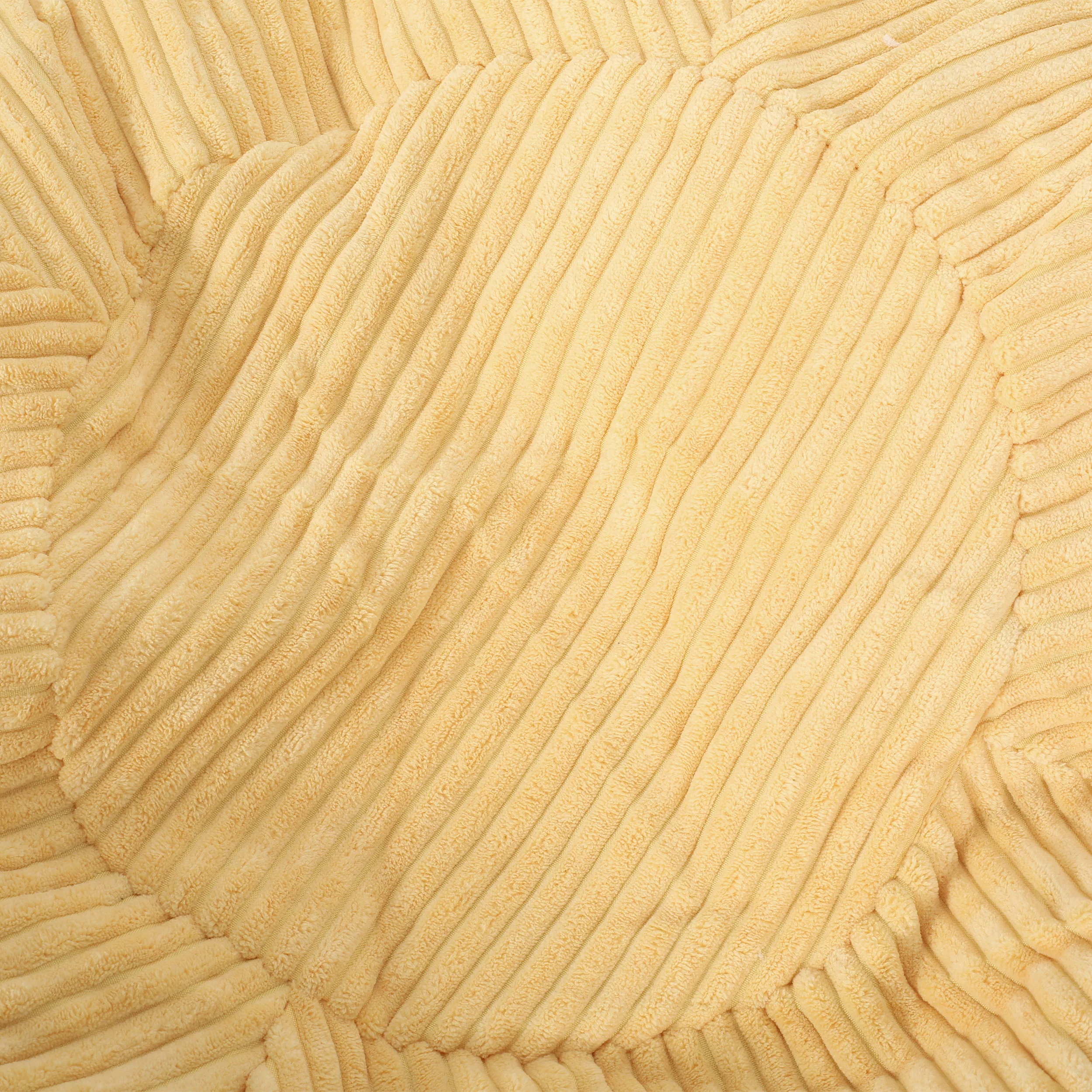 Germaine 3 Foot Modern Corduroy Beanbag - furnishings