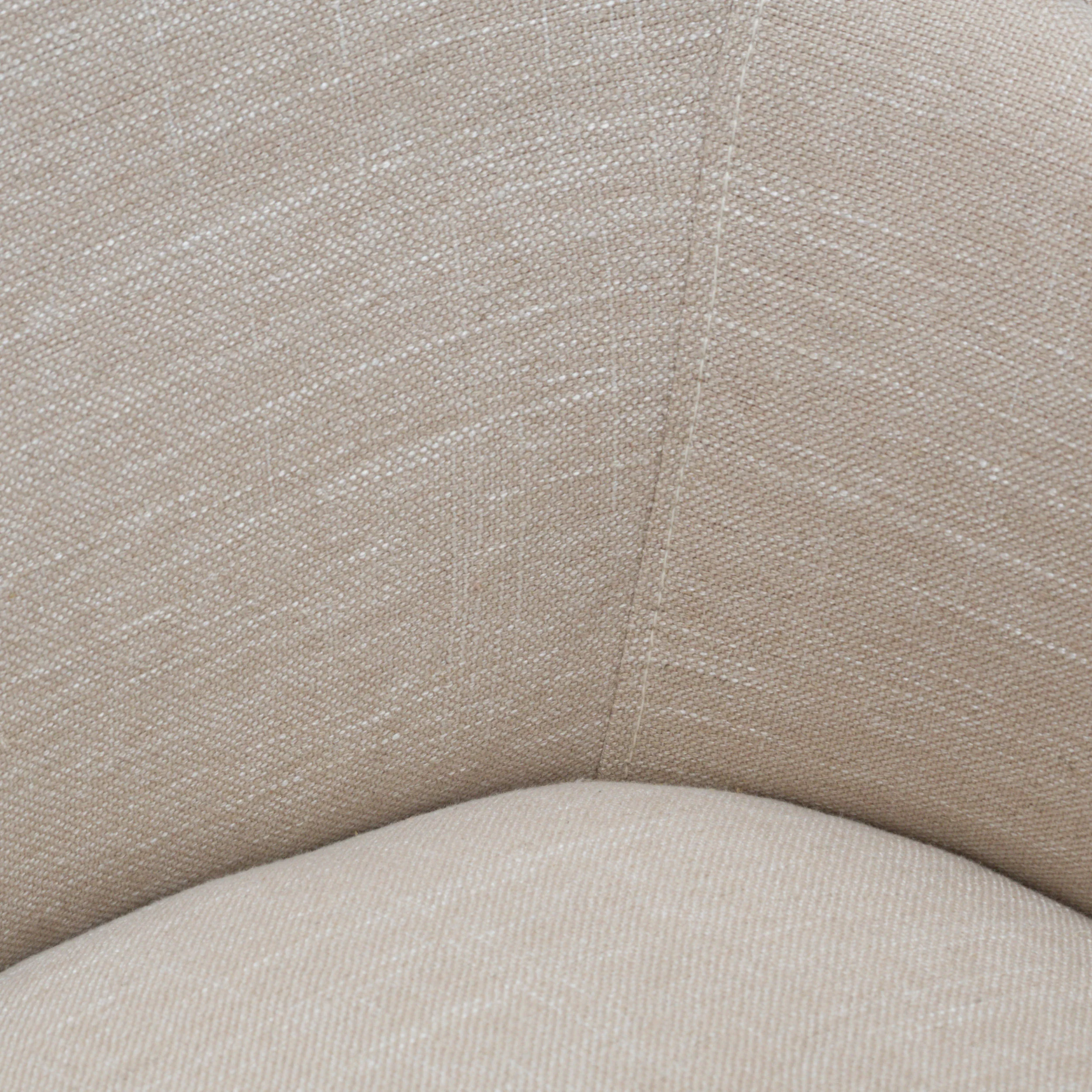 Baldwin Light Beige Fabric Accent Chair - furnishings