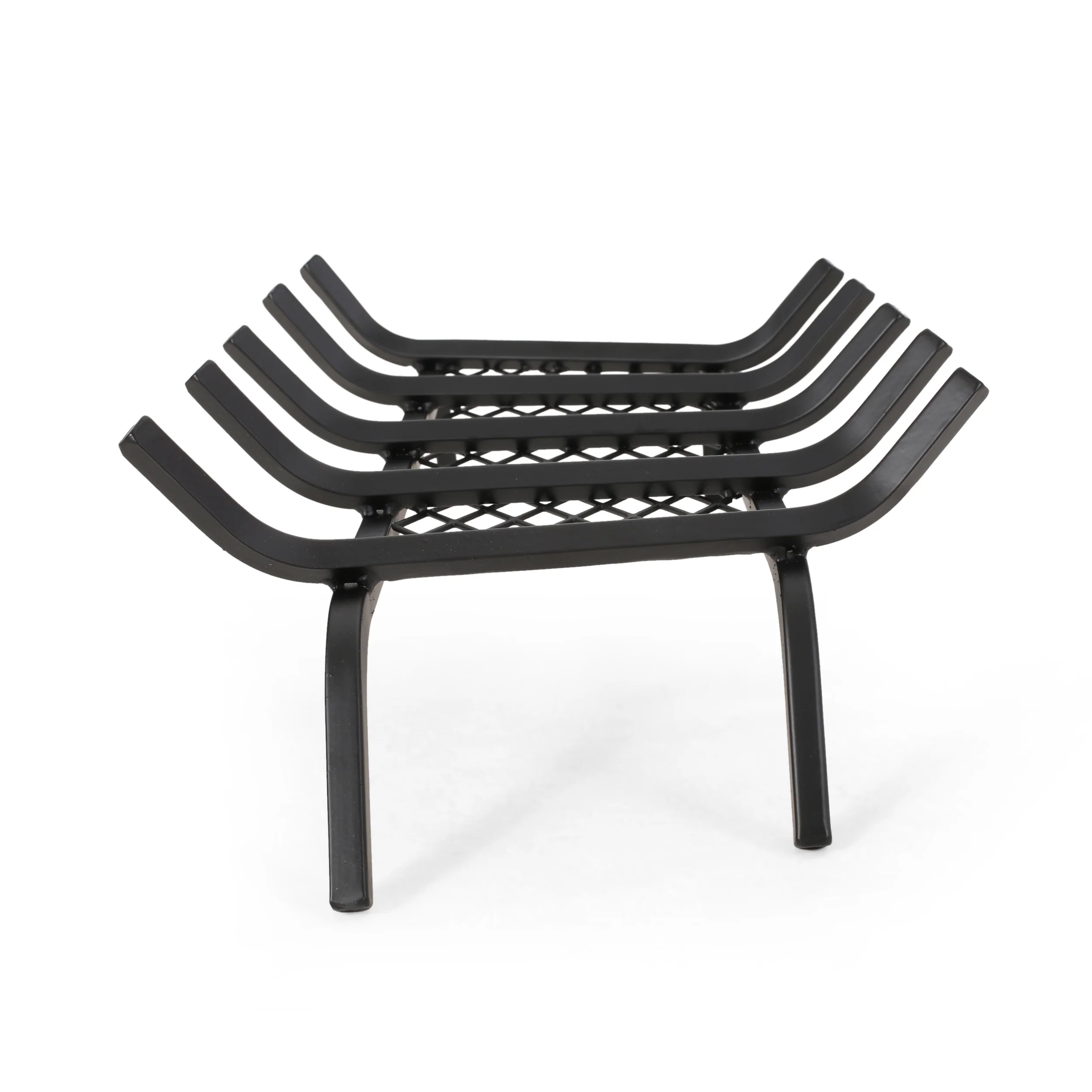 Daire Iron Fireplace Log Holder - furnishings