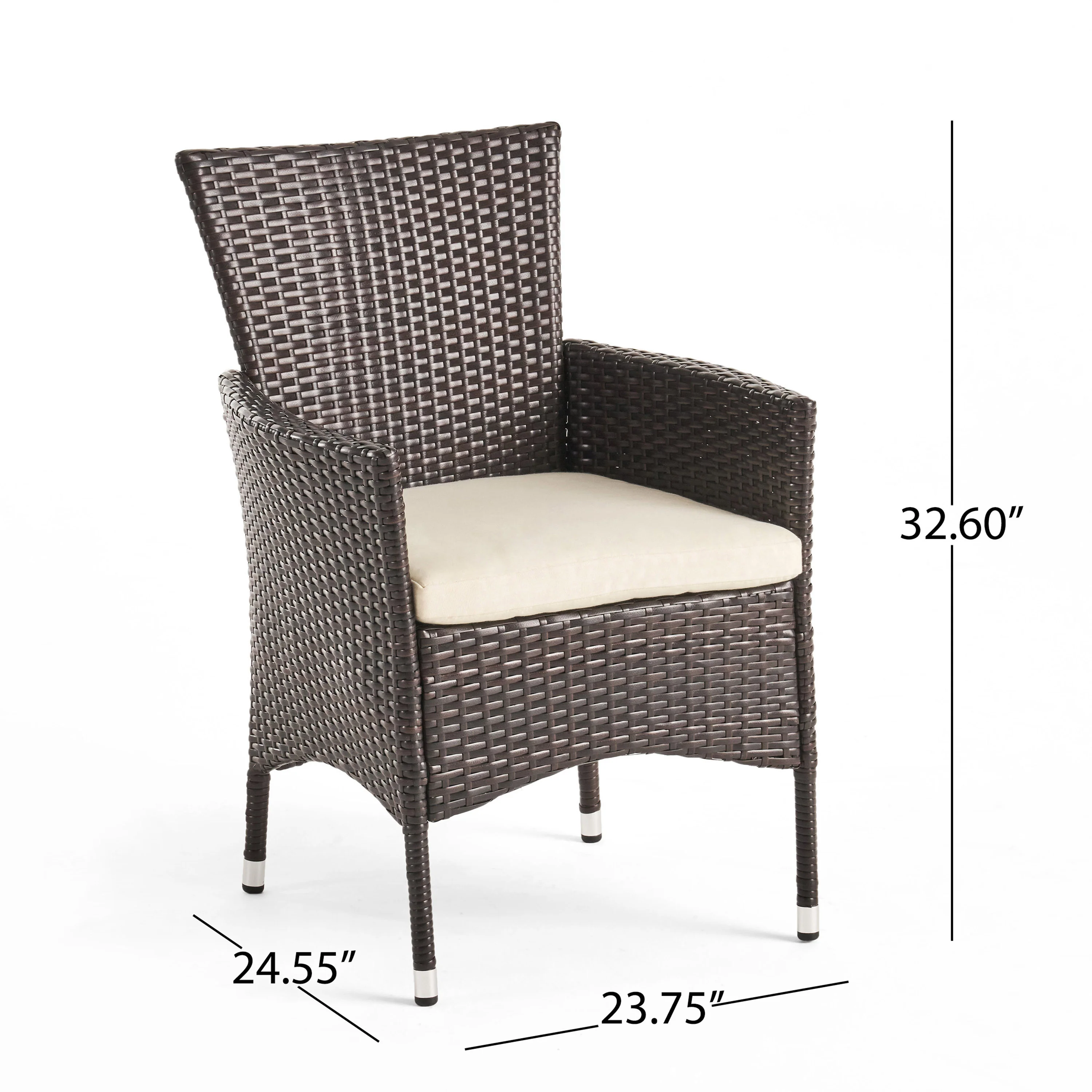 Lisa Outdoor 6 Seater Wicker & Concrete Dining Set With Bench - furnishings