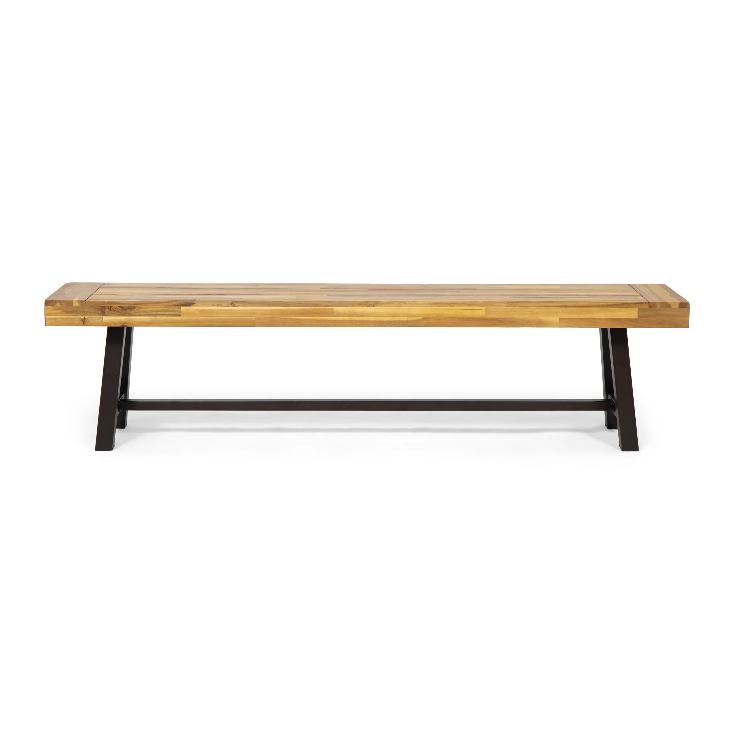 Marian Outdoor Acacia Wood Bench - furnishings