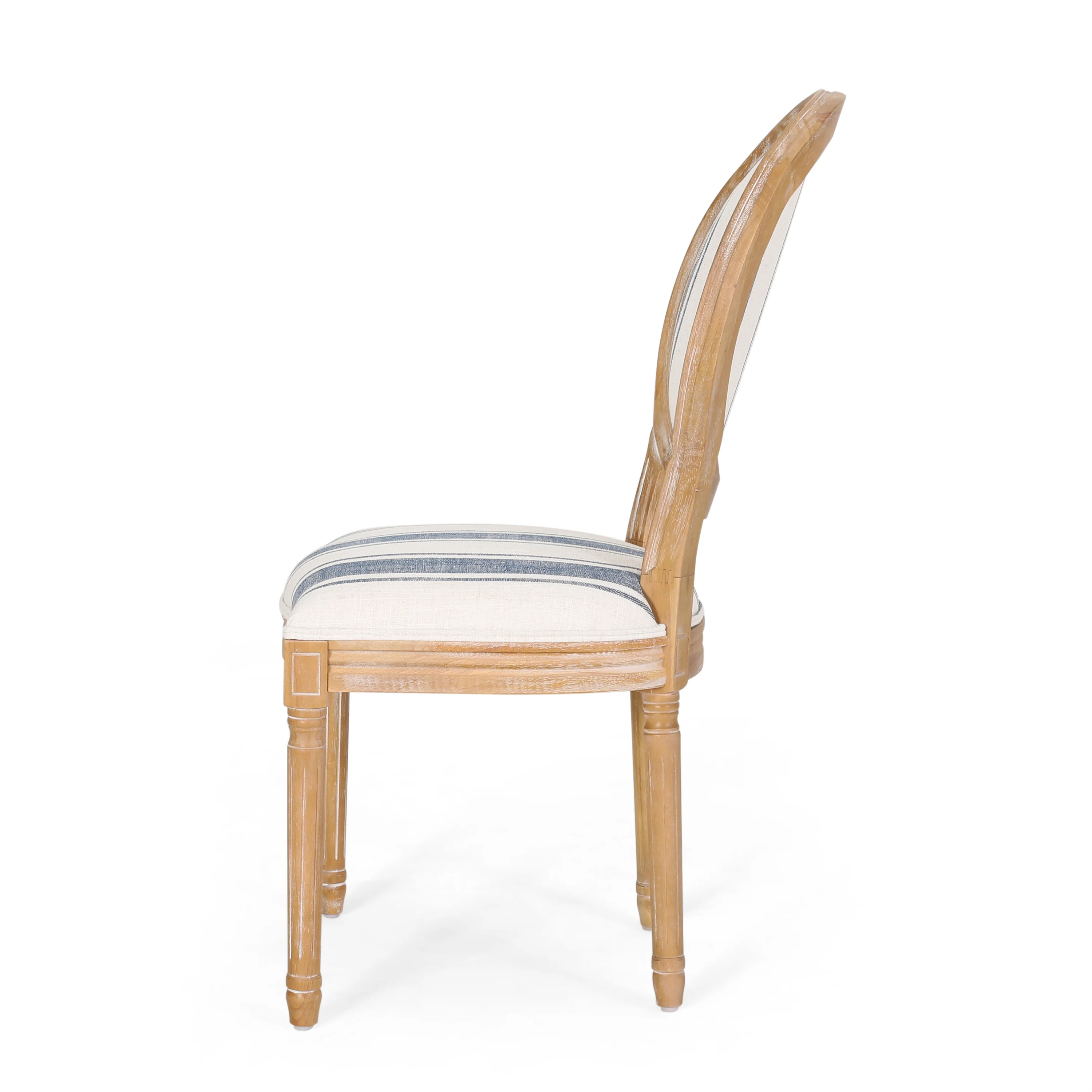 Lariya French Country Fabric Dining Chairs - furnishings