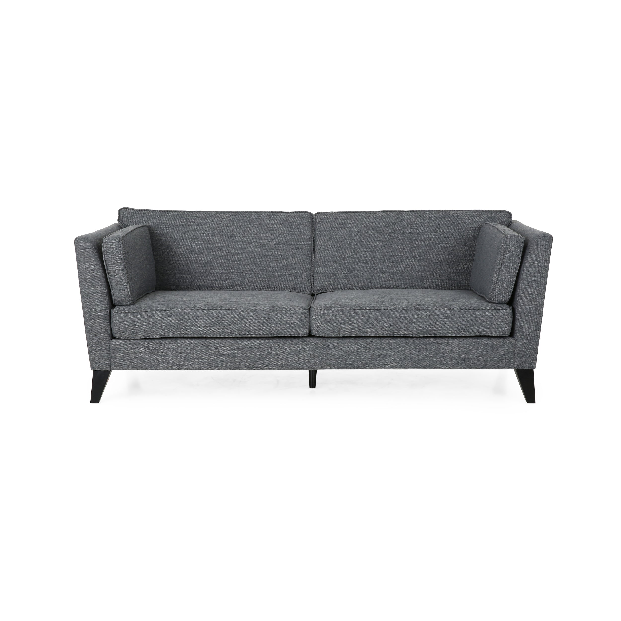 Sabirin Contemporary 3 Seater Fabric Sofa - furnishings