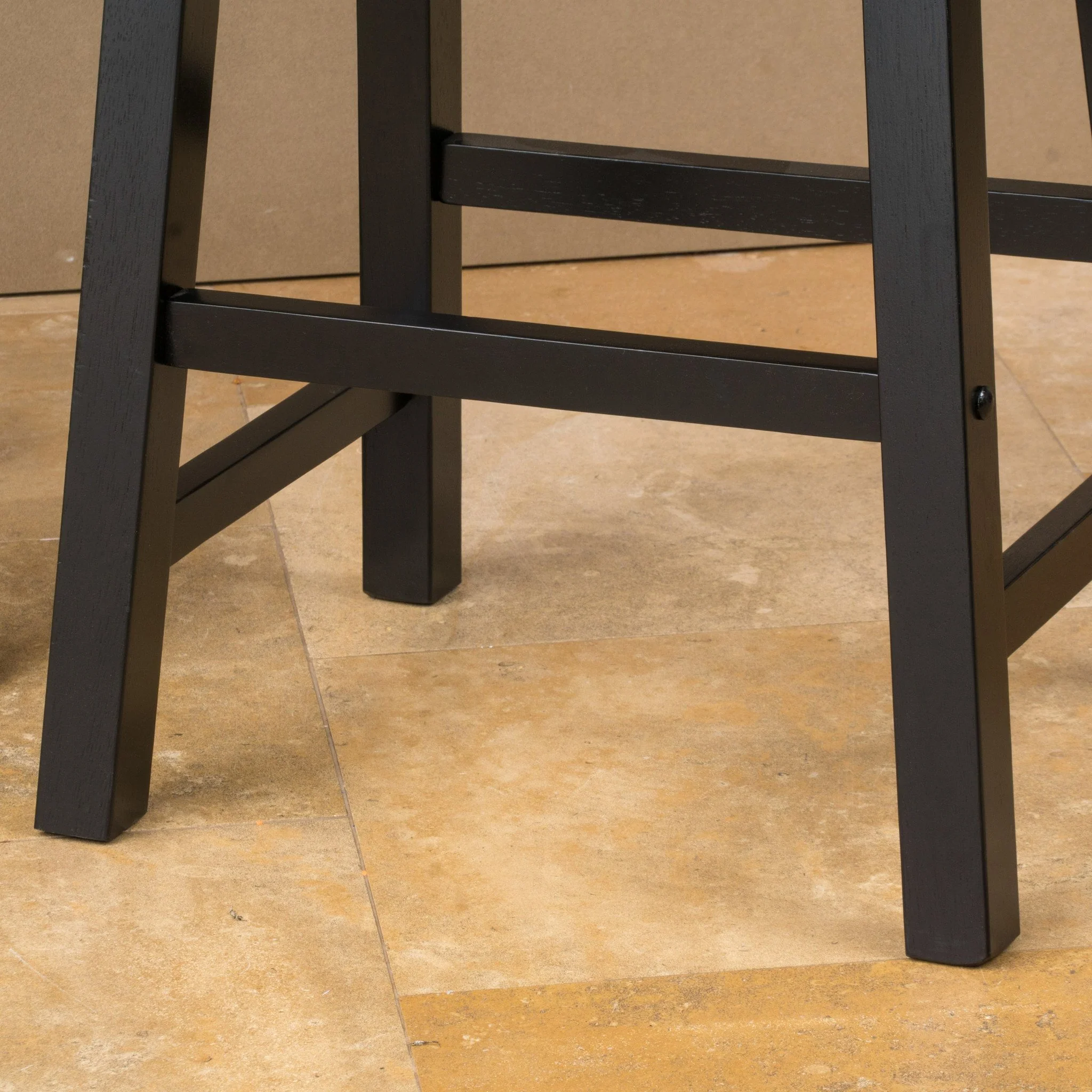 Toluca Saddle Wood 24-Inch Counter Stool (Set of 2) - furnishings